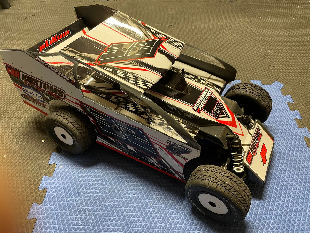 MR KUSTOMS MRK-LiKuidClear Likiuid CLEAR 1/10 Slash EDM SC Mod Body Mudboss Modified