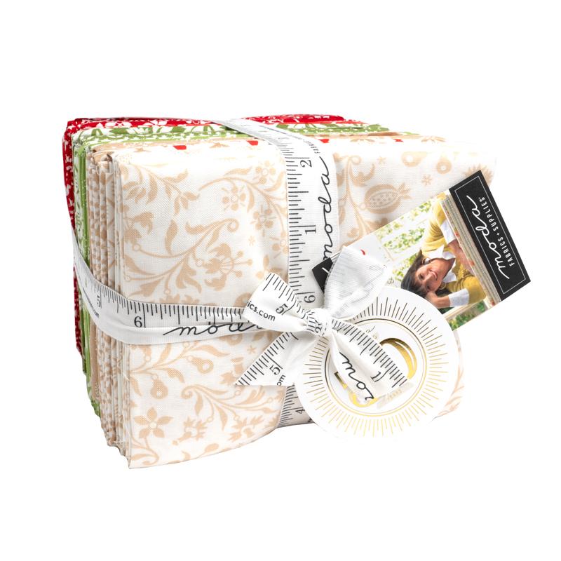 Moda - Buon Natale Fat Quarter Bundle by Fig Tree Co. 35 pcs