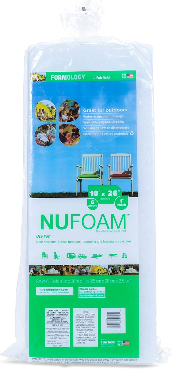 Fairfield Poly-Fil NuFoam Pad - 10" x 26"