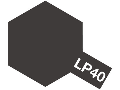 LP-40 Tamiya 10ml Lacquer Paint: Metallic black