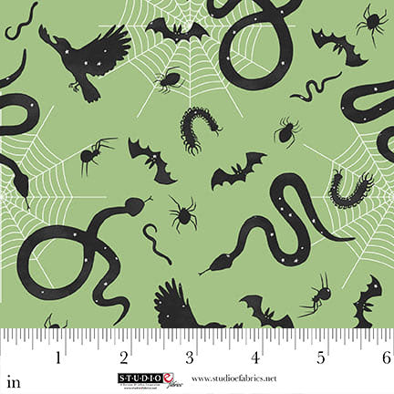 STUDIO E - Paranormal Parade by Beth Reed - Creepy Crawlies - Green