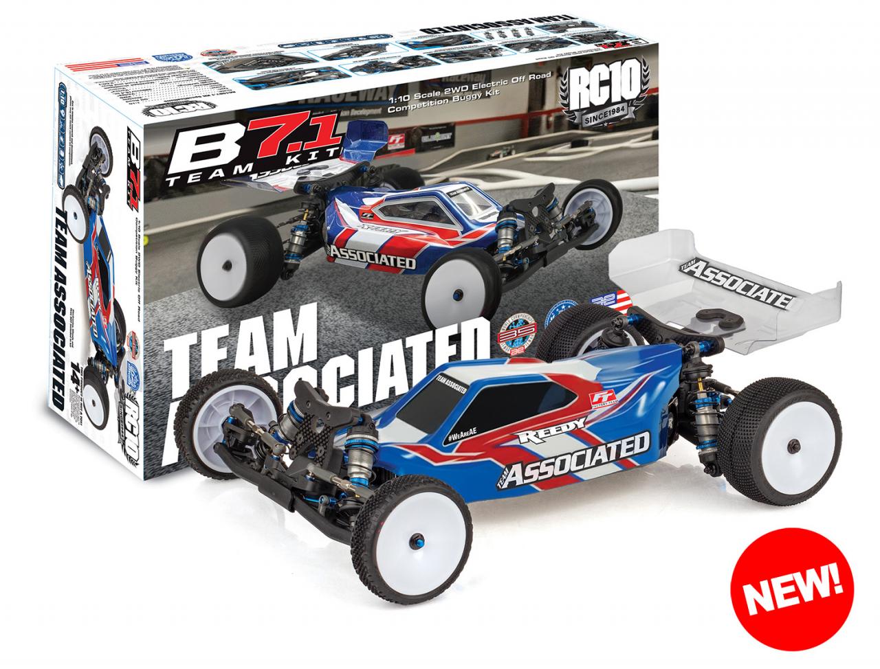 RC10B7.1 1/10 2WD Team Kit (Carpet & Astro), ASC-90046