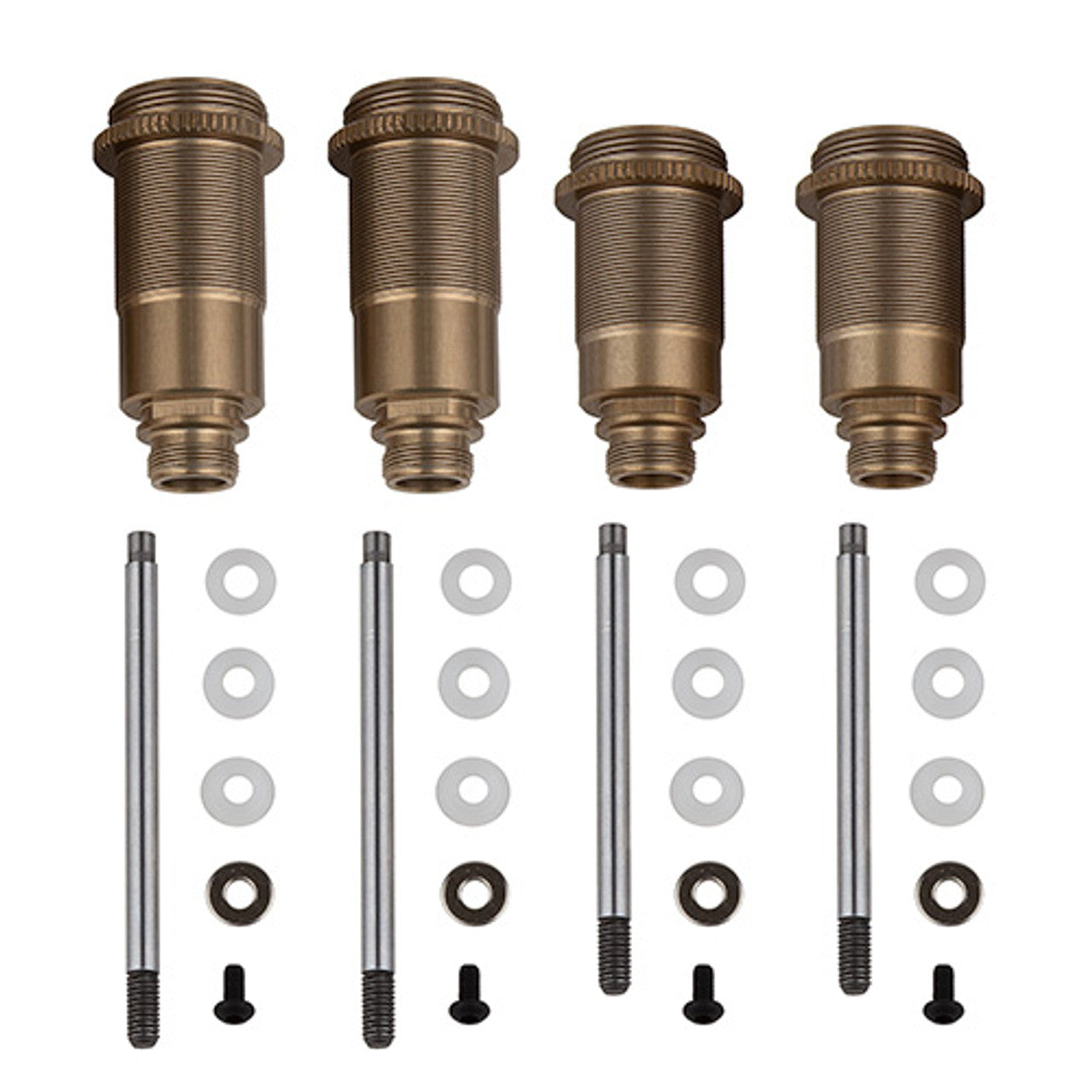 FT Fox Shock Upgrade 13x23mm and 27.5mm w/ Genuine Kashima Coat and Chrome Shock Shafts, ASC-91986