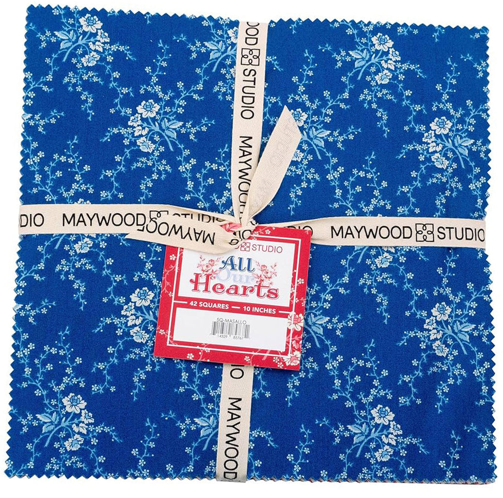 Maywood Studio - All Our Hearts 10" Squares 42 pcs
