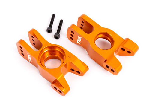 Traxxas 9552T Rear Carriers Aluminum (Orange-anodized) Sledge