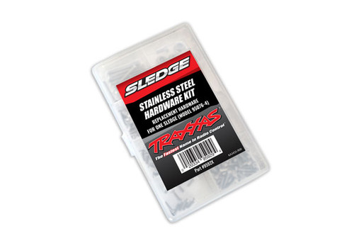 Traxxas 9592X Hardware kit, stainless steel, Sledge