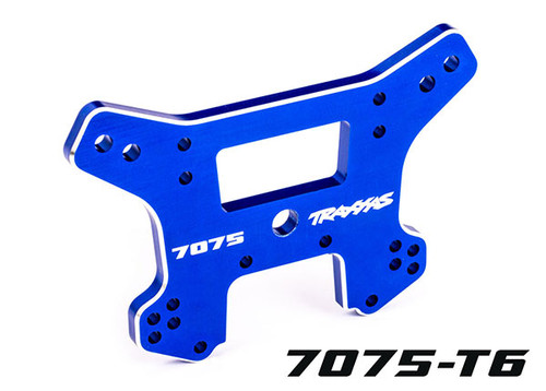 Traxxas 9639 Shock tower, front, 7075-T6 aluminum blue-anodized (Sledge)