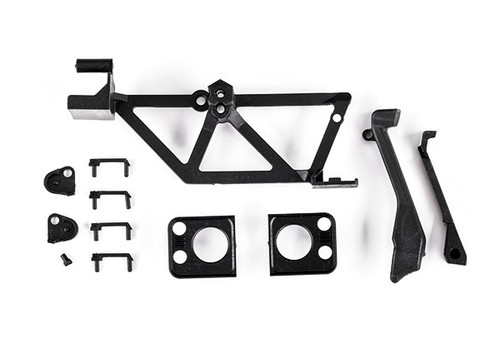 Traxxas 9731 Door handles/ light mounts/ light retainers, front bumper/ fuel cap/ snorkel/ spare tire mount (fits 9712 Defender body)
