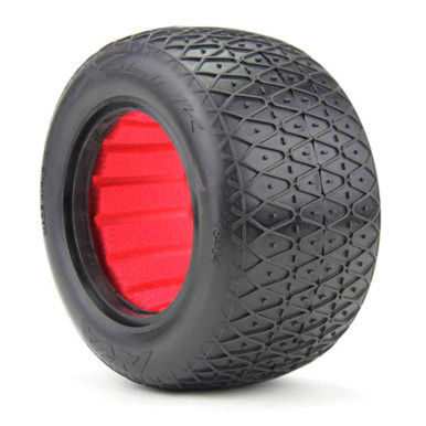 AKA 1/10 Crosslink 2.2 Tyres Super Soft with Red Inserts 2Pcs Stadium Truck
