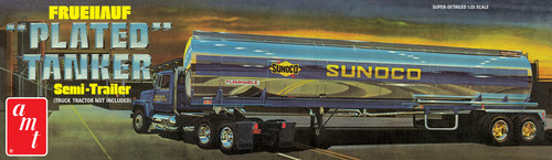 AMT 1/25 Fruehauf Plated Tanker Trailer (Sunoco)