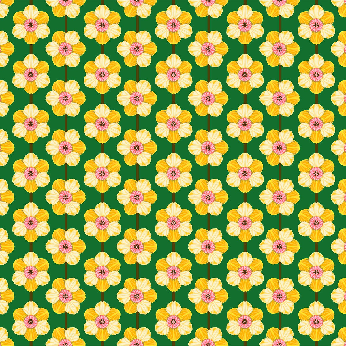 Skinny - SK15741 - 1 3/8 yds - NORTHCOTT - Iconic - Daffodil - Lush - Verdant