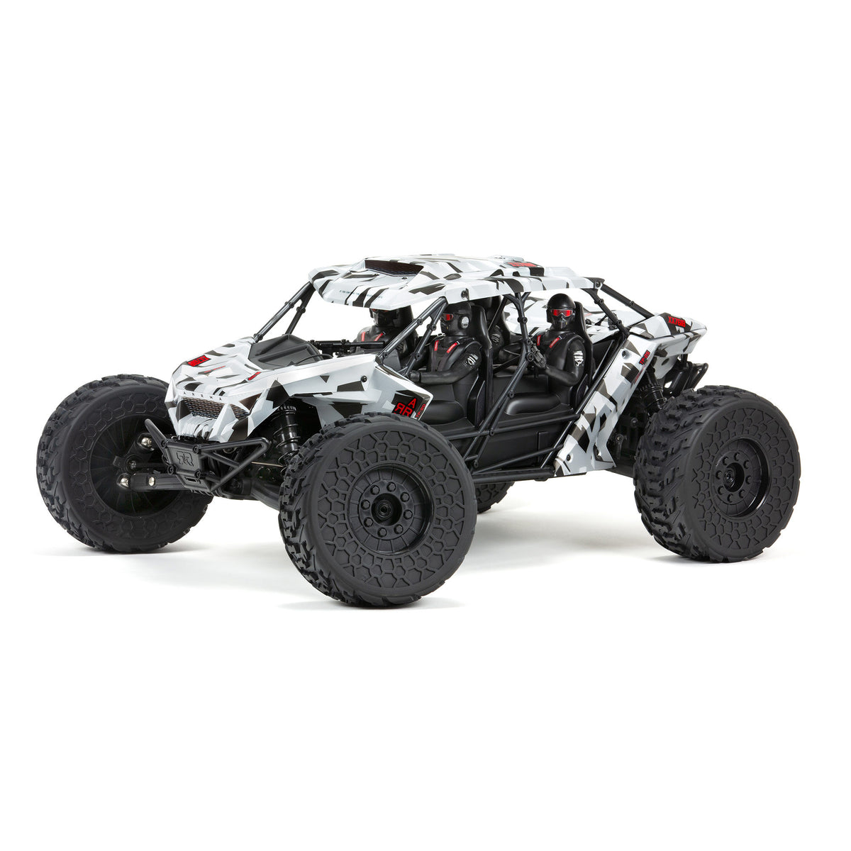 ARRMA ARA7618T2 1/7 FIRETEAM 6S 4X4 BLX Speed Assault Vehicle RTR, White