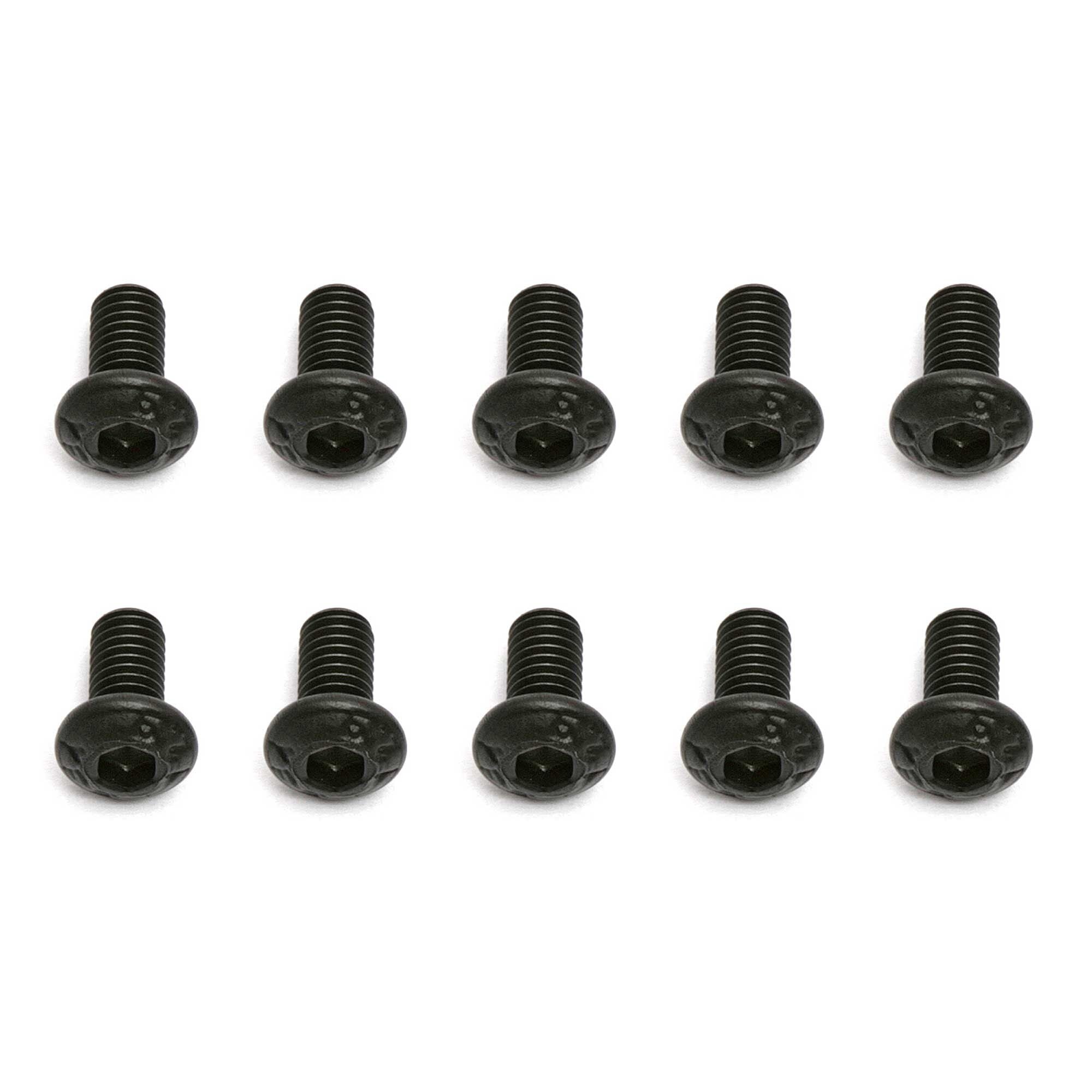 M3x0.5x6 Button Head Cap Screws (10 Pack) (ASC31531)