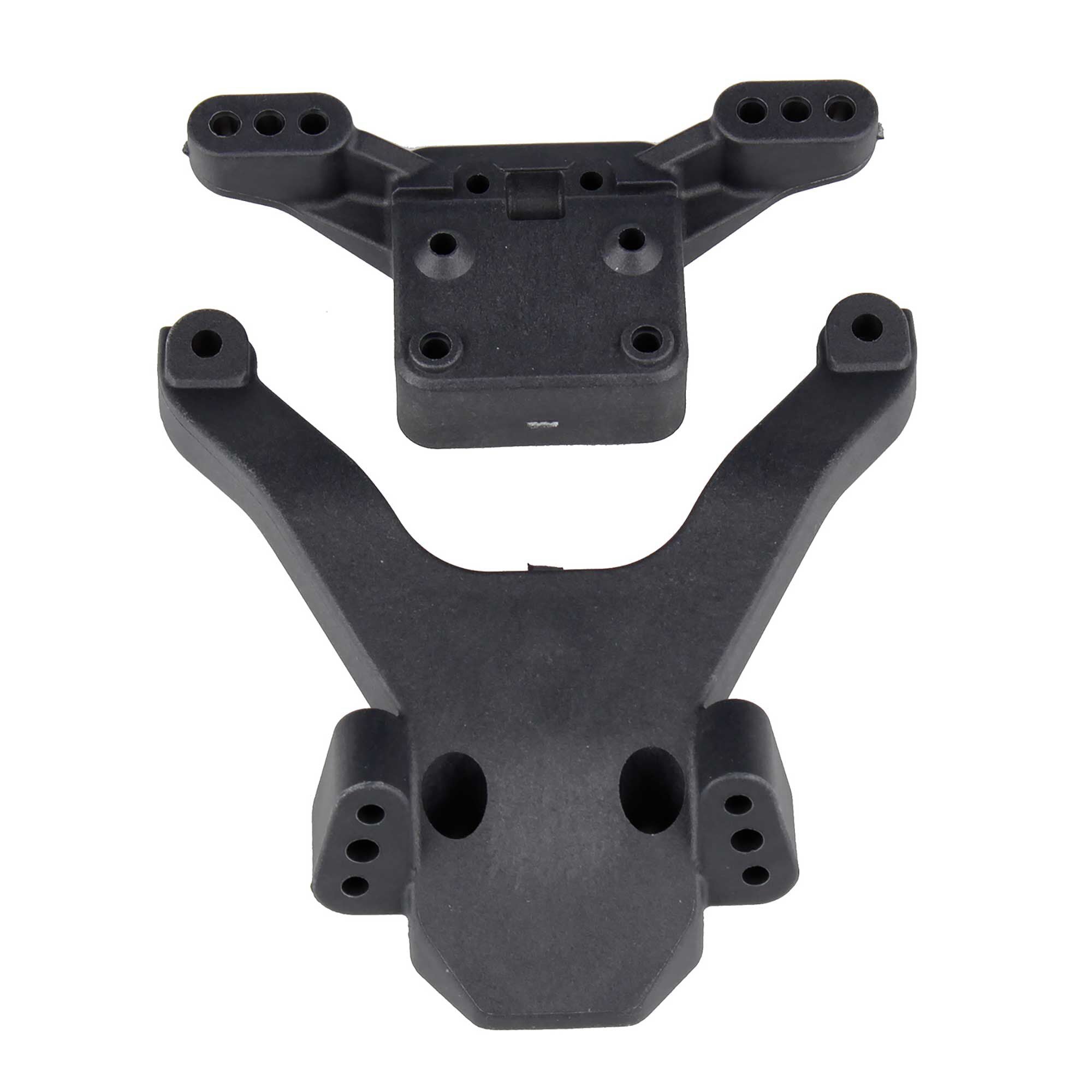 FT Top Plate and Ballstud Mount Carbon for RC10B6 (ASC91875)