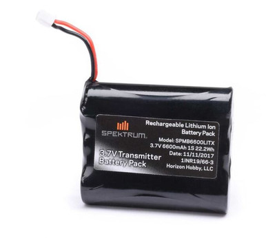 Spektrum 6600mAh 3.7V 1S Transmitter Battery iX12/NX6/NX8/NX10