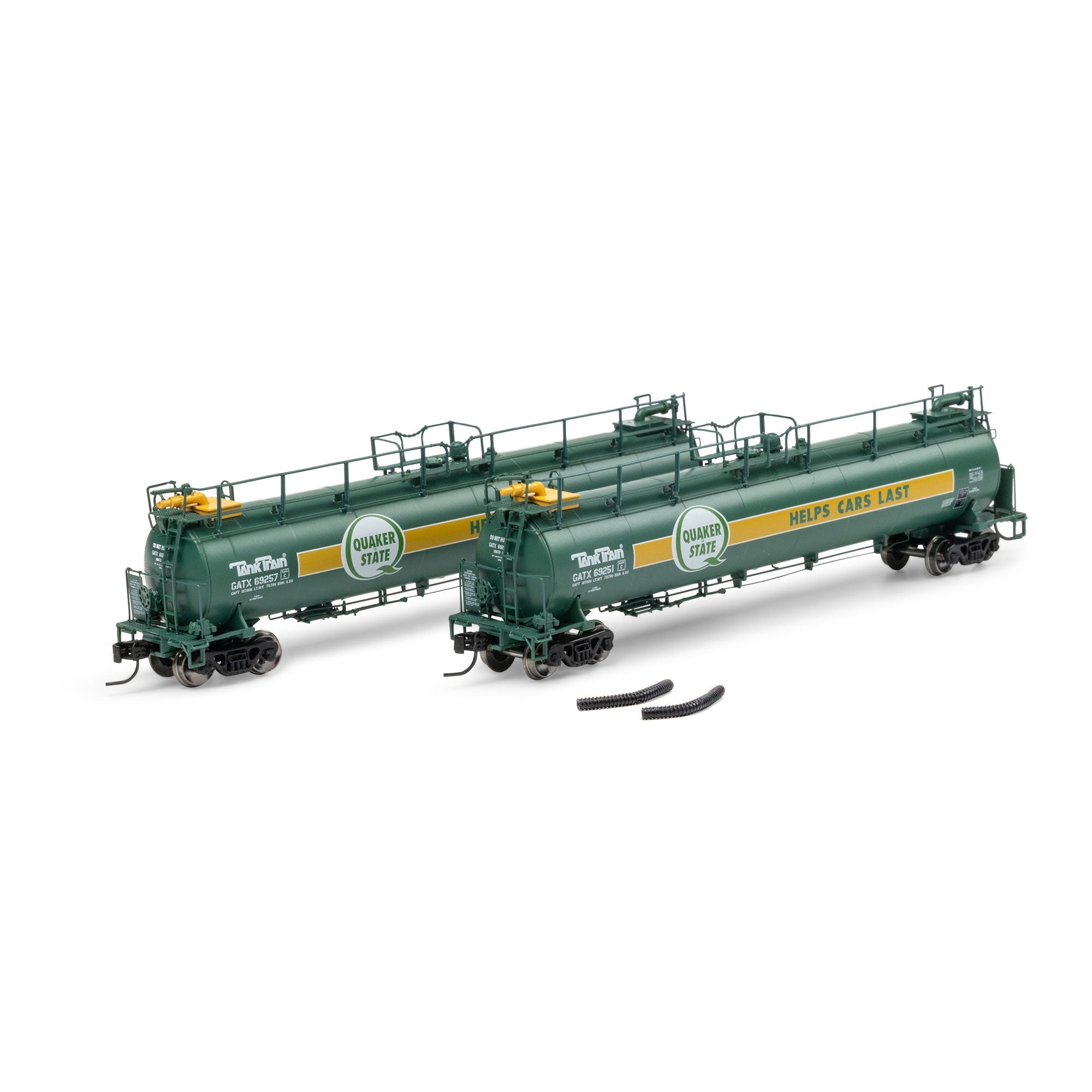 N TankTrain A/A GATX Quaker State Model (ATH-1788)