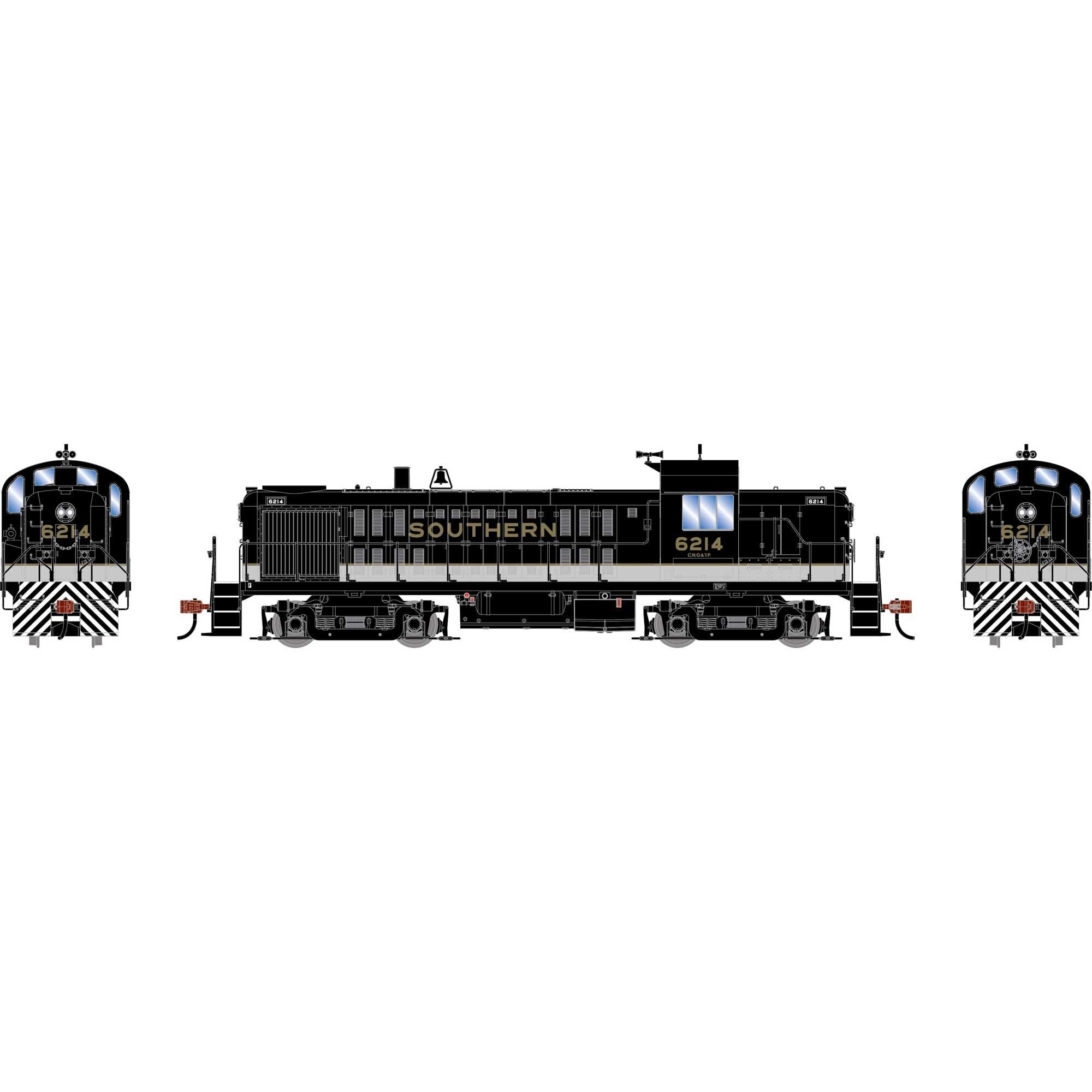 HO RS-3 Locomotive Southern Railway Unit #6214 (ATH-2143)
