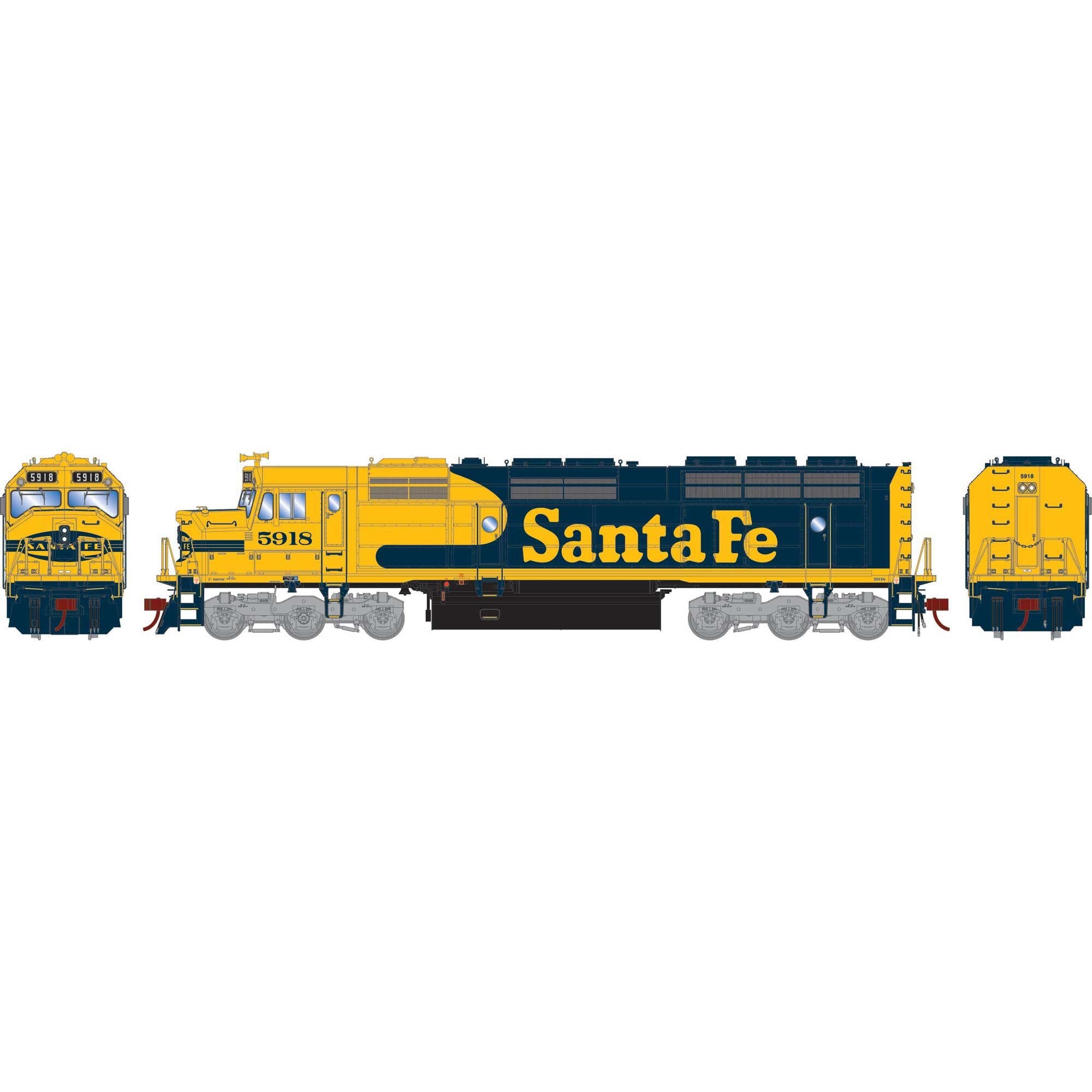N F45 Locomotive ATSF #5918 (ATH19078)