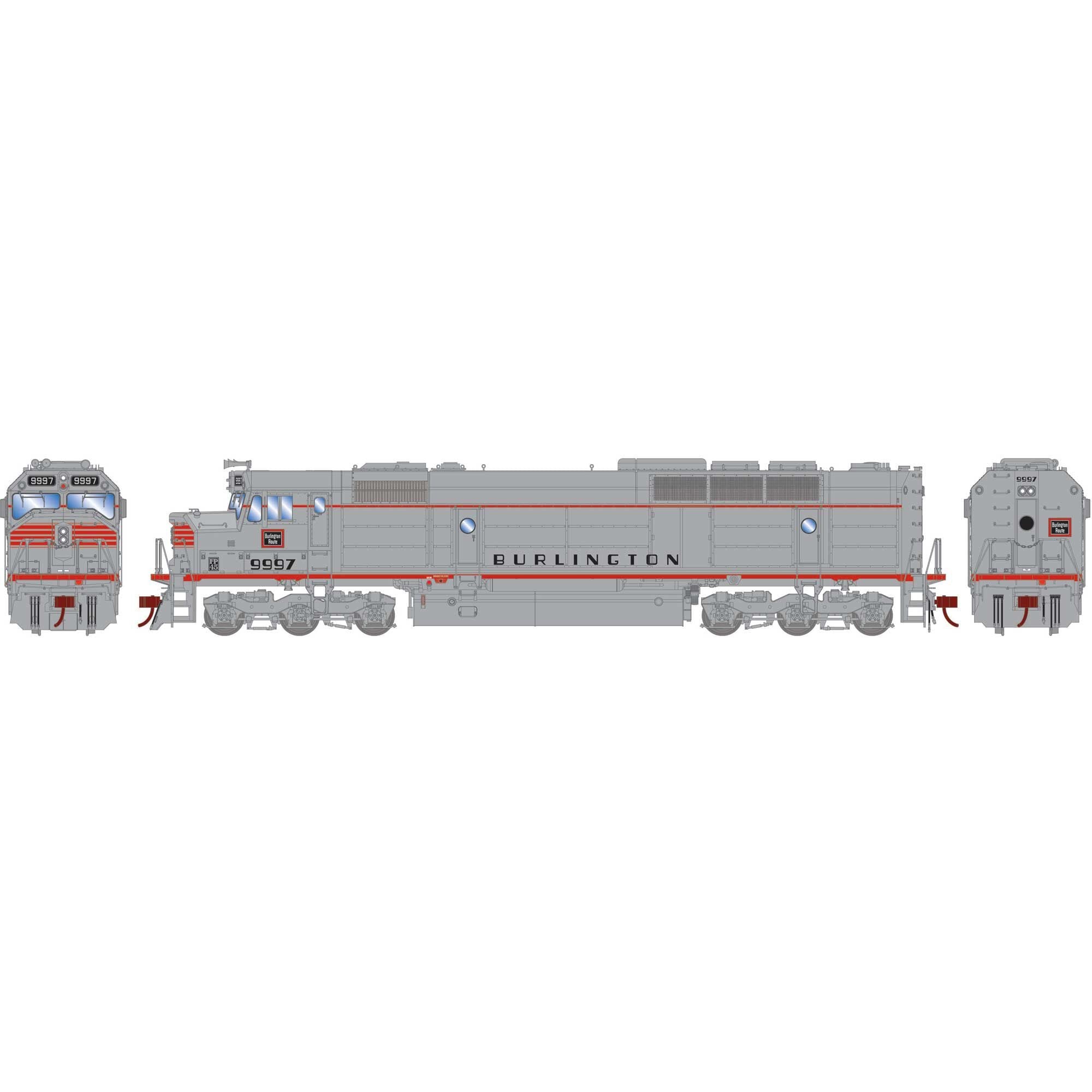 N FP45 Locomotive CB&Q #9997 (ATH19092)