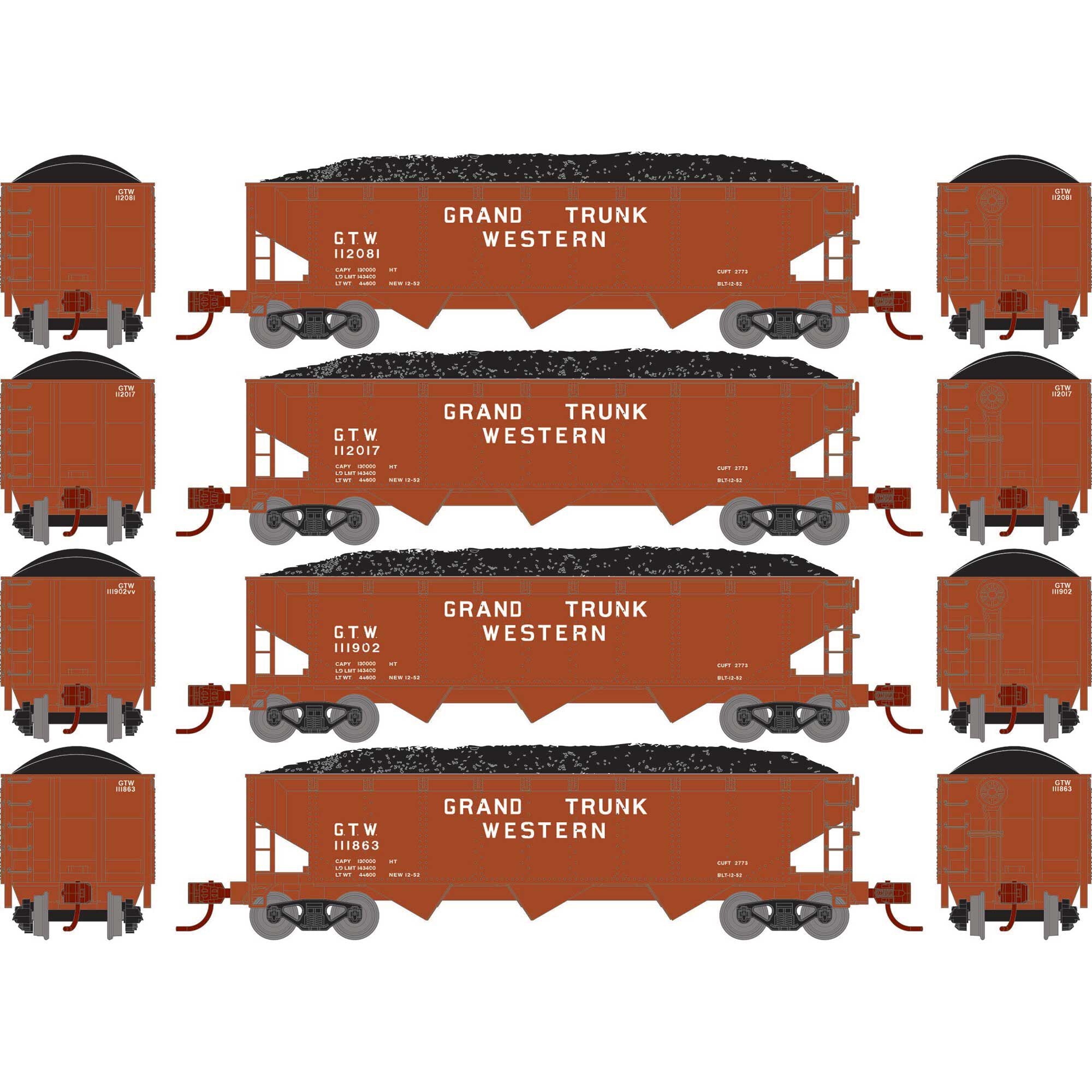 N 40' Offset Coal Hopper with Load GTW #2 (ATH28575)