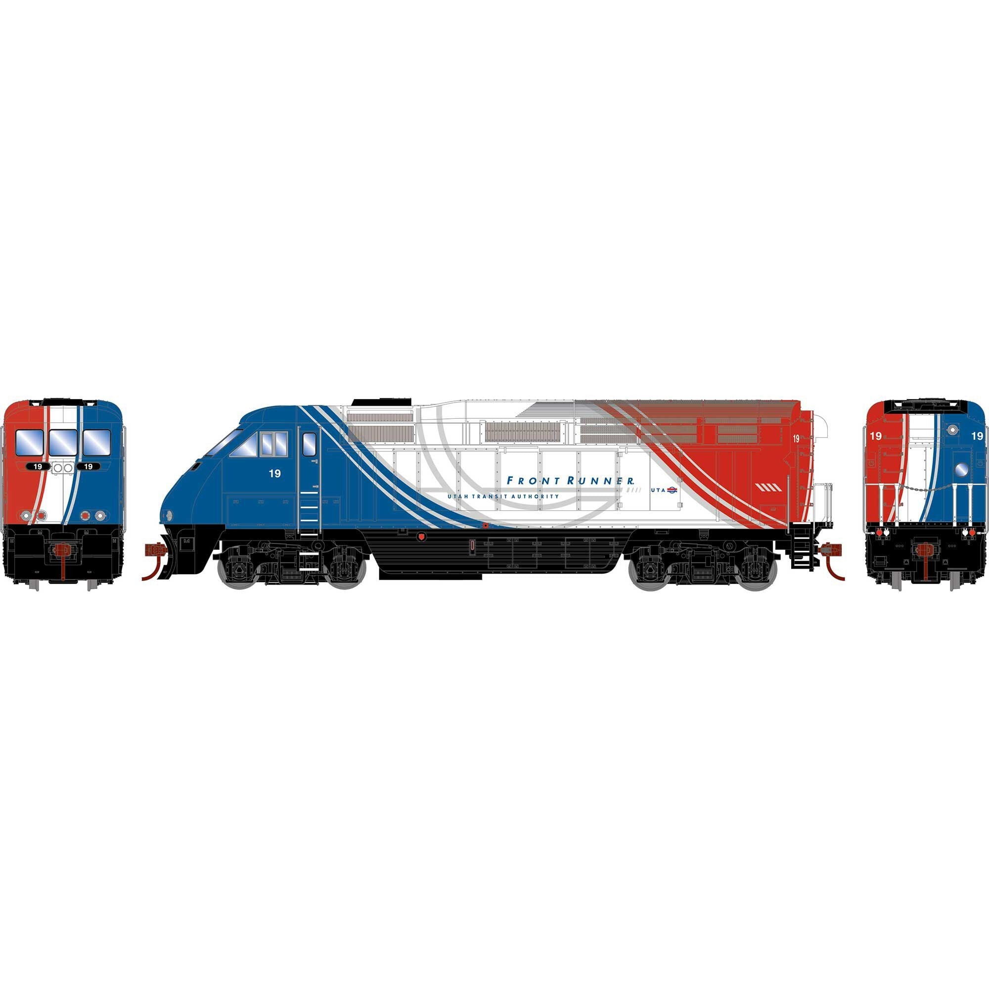 HO F59PHI Locomotive with DCC and Sound (ATH64957)