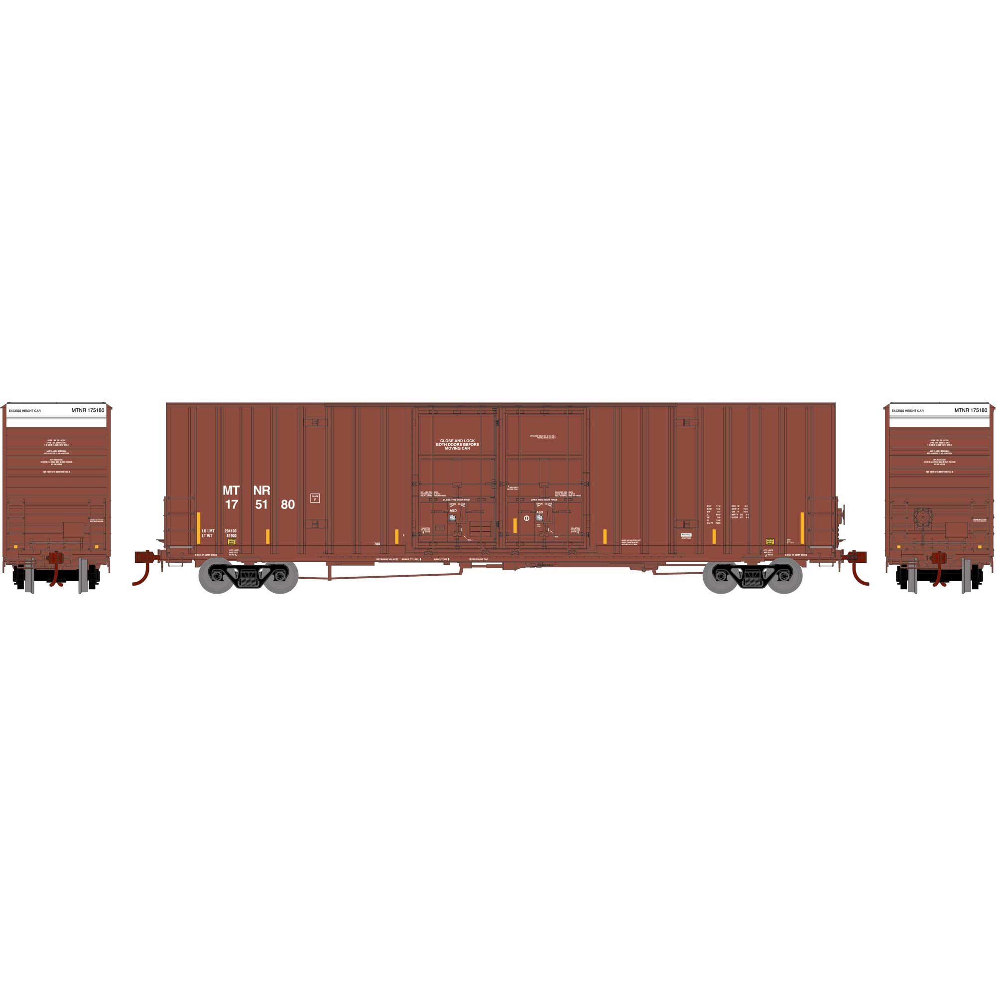 HO 60' Gunderson Boxcar Model (ATH75326)