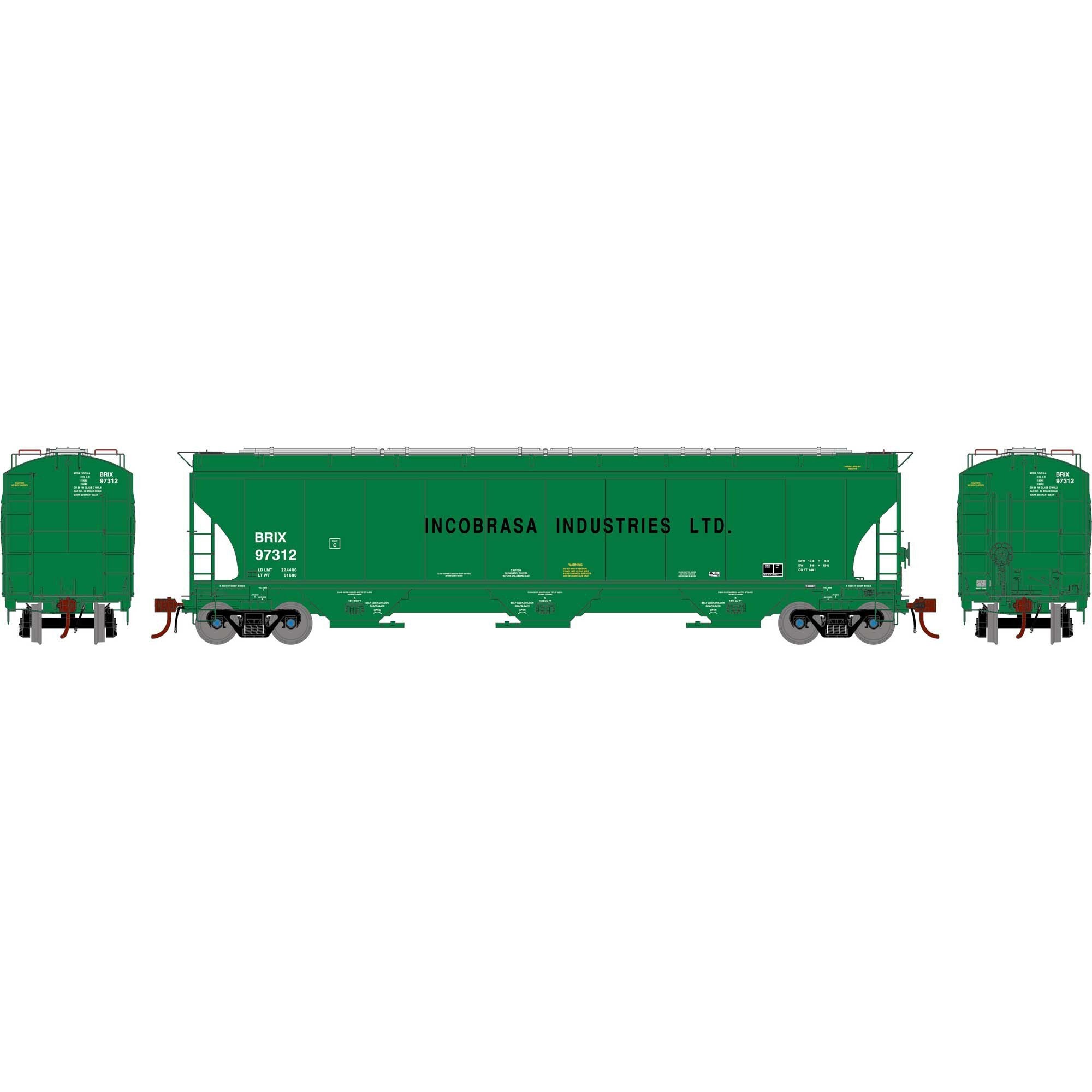 HO GEN Trinity 5161 Covered Hopper BRIX #97312 (ATHG-1072)
