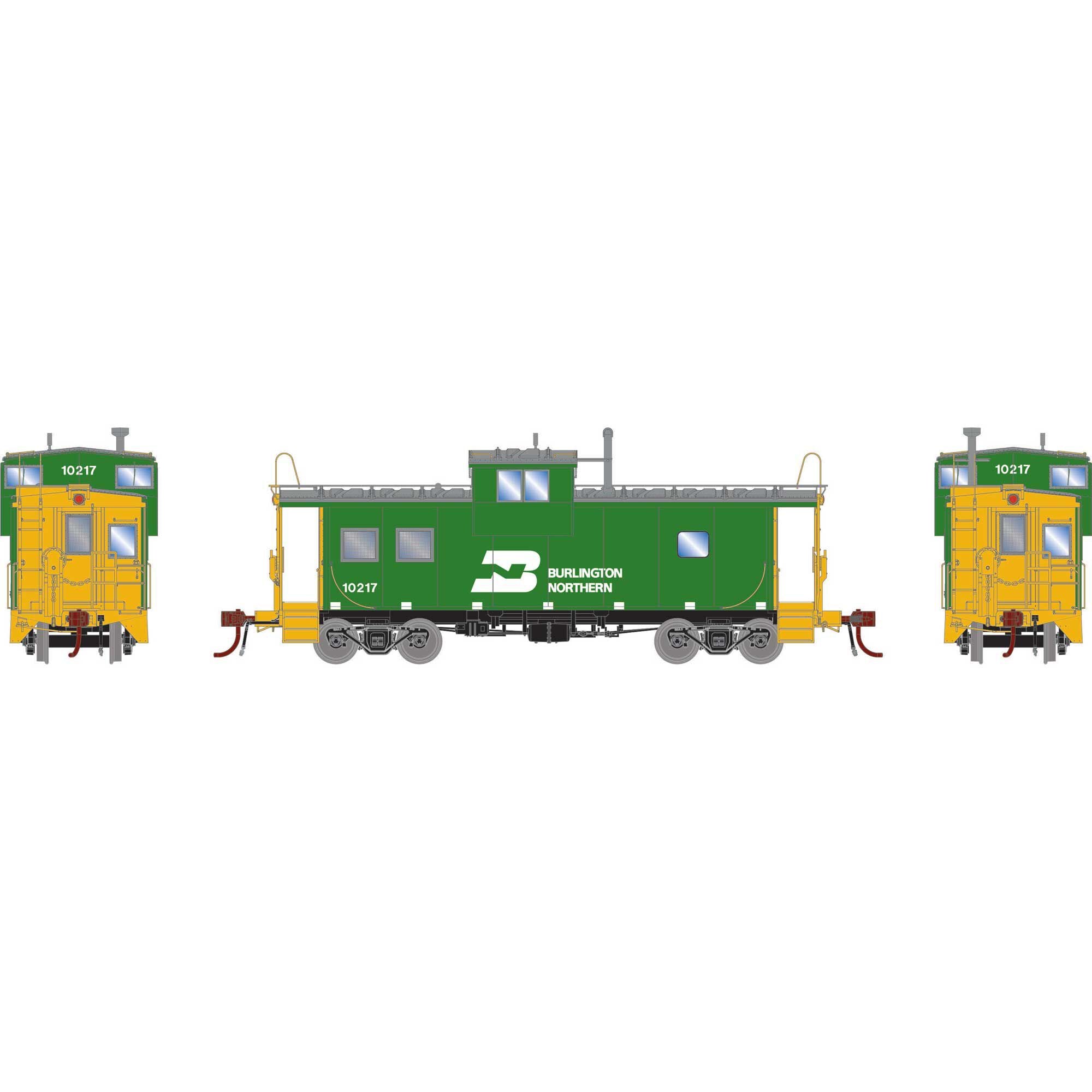 HO GEN ICC Caboose with Lights BN #10217 (ATHG-1092)