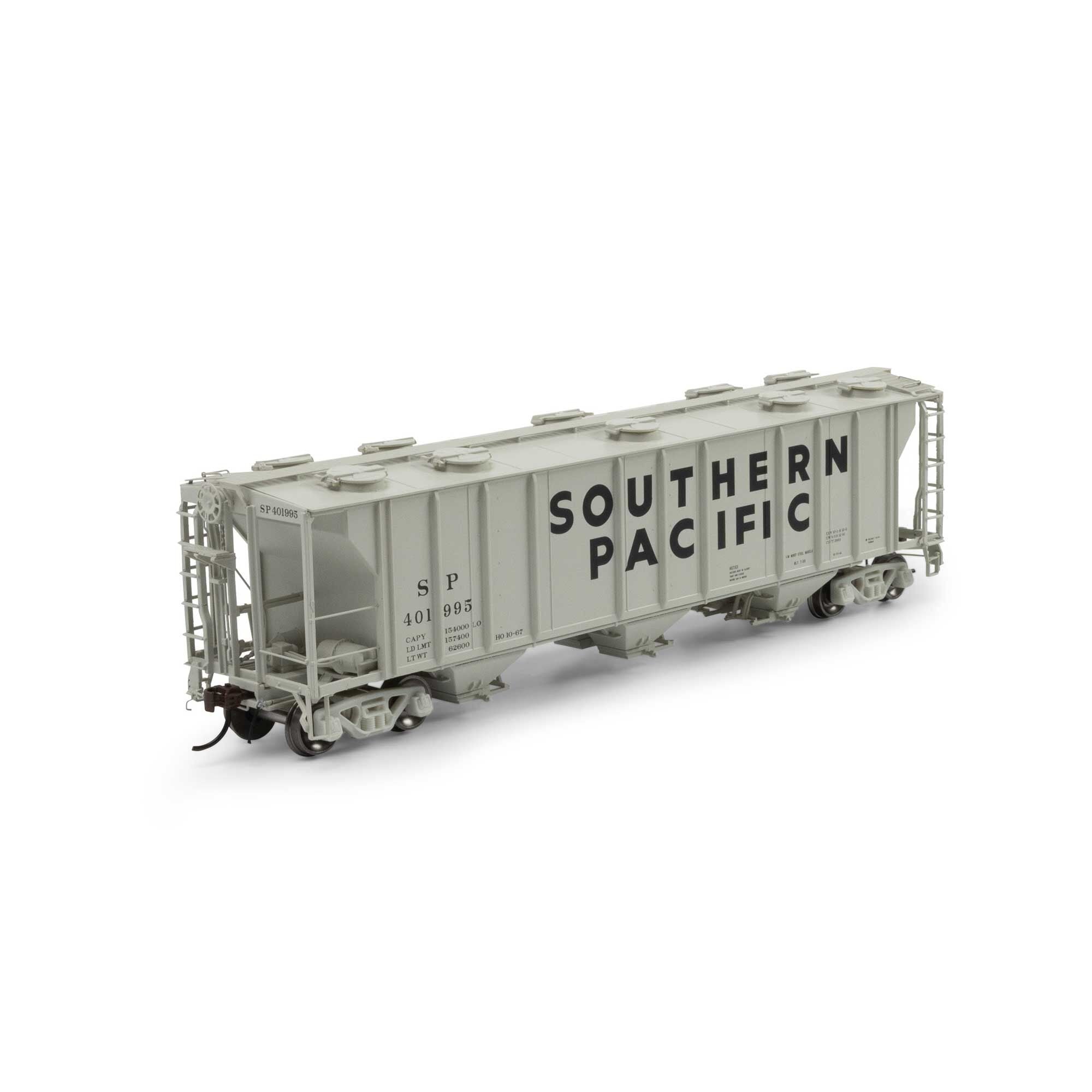 HO PS-2 2893 3-Bay Covered Hopper SP #401995 (ATHG-1273)