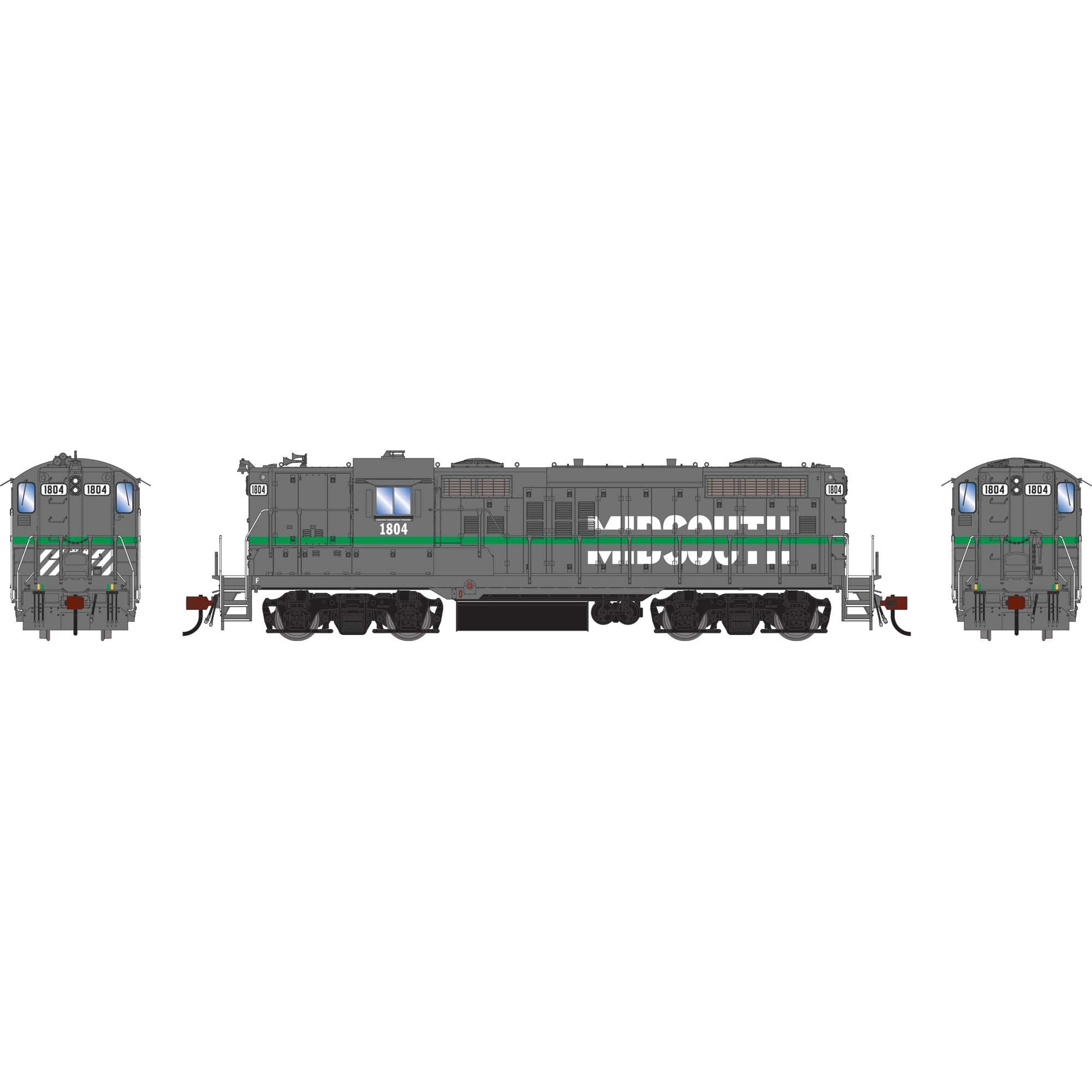 HO GP18 Locomotive with DCC and Sound (ATHG-1373)