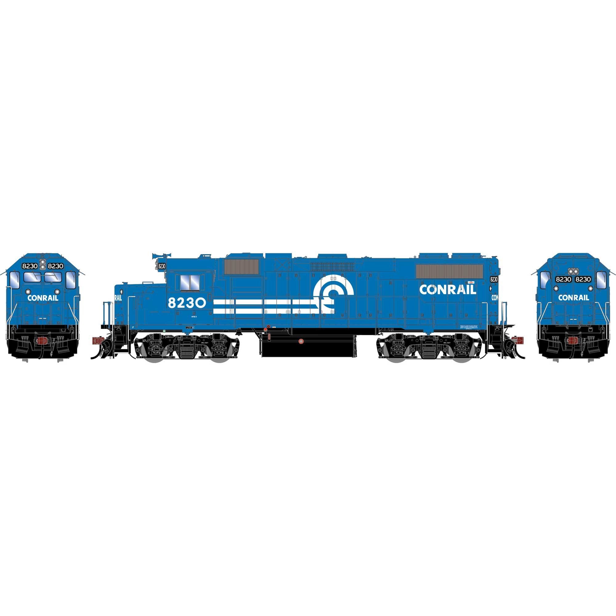 HO Genesis GP38-2 Locomotive CR #8230 (ATHG-1386)