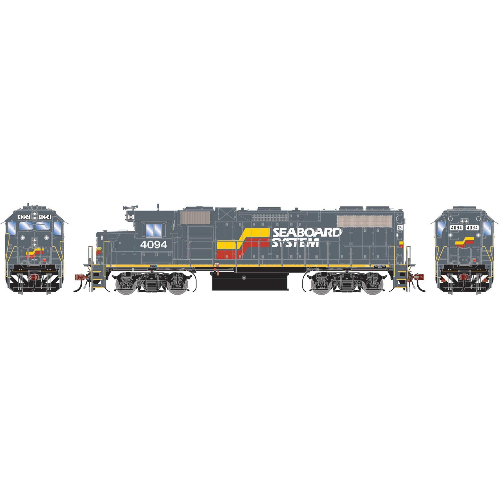HO GEN GP38-2 Locomotive with DCC & Sound, SBD #4094 (ATHG-1413)