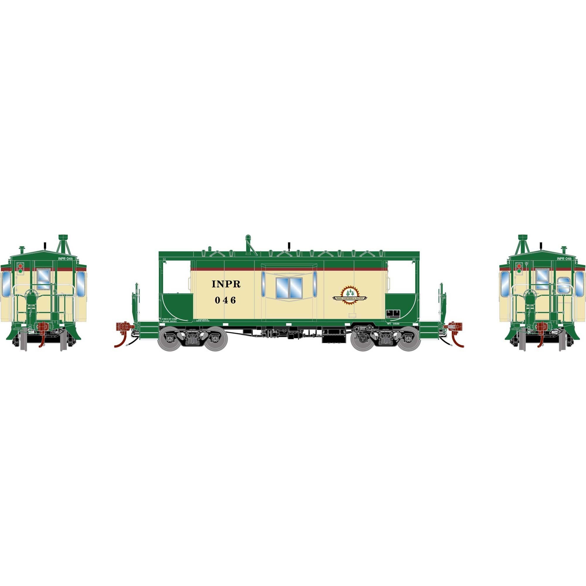 HO ICC CA-11a Caboose with Lights and Sound (ATHG-1466)