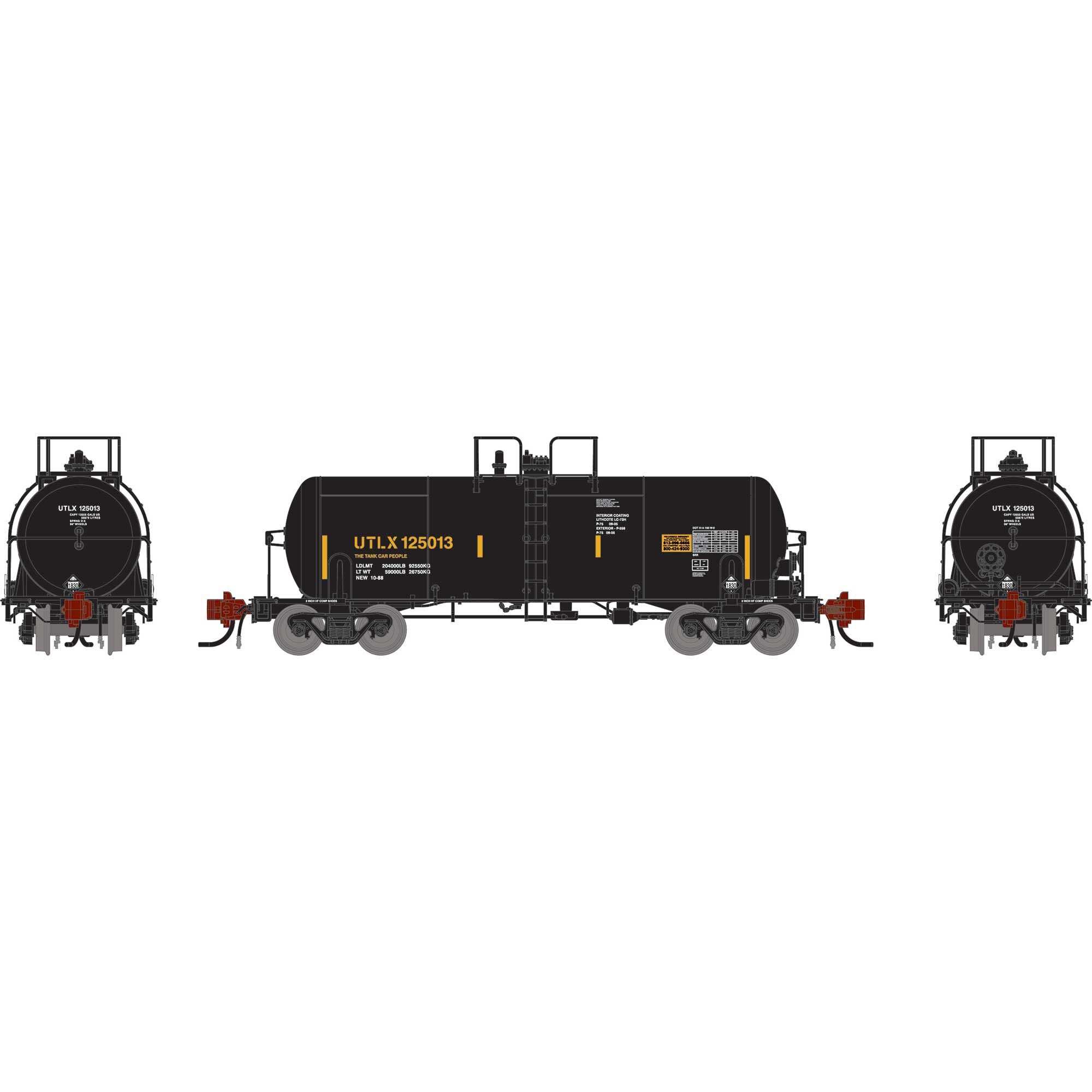 N 13K Gallon Acid Tank Car UTLX #125013 (ATHG-1468)