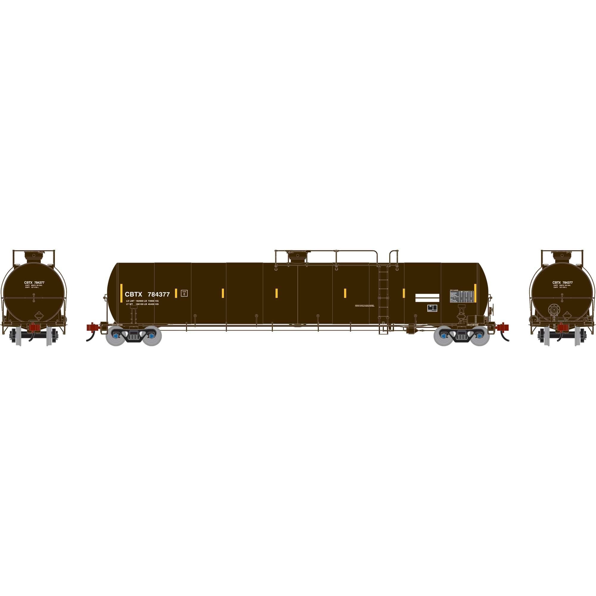 HO UTC 33K LPG Tank Car Late CBTX 784377 (ATHG-1520)