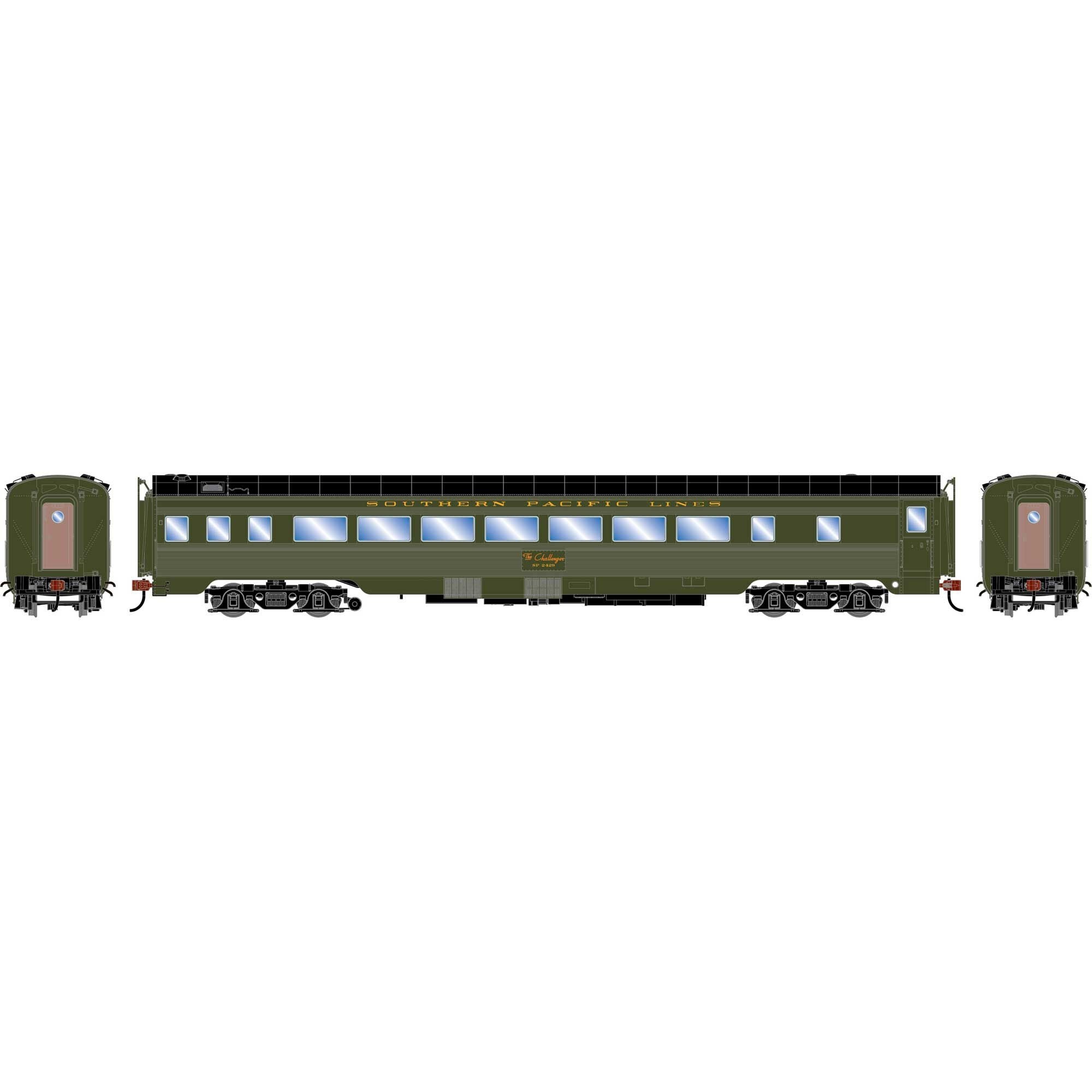 HO 77' Pullman Chair Car Southern Pacific The Challenger 2429 Class 77-C-3 (ATHG-1541)