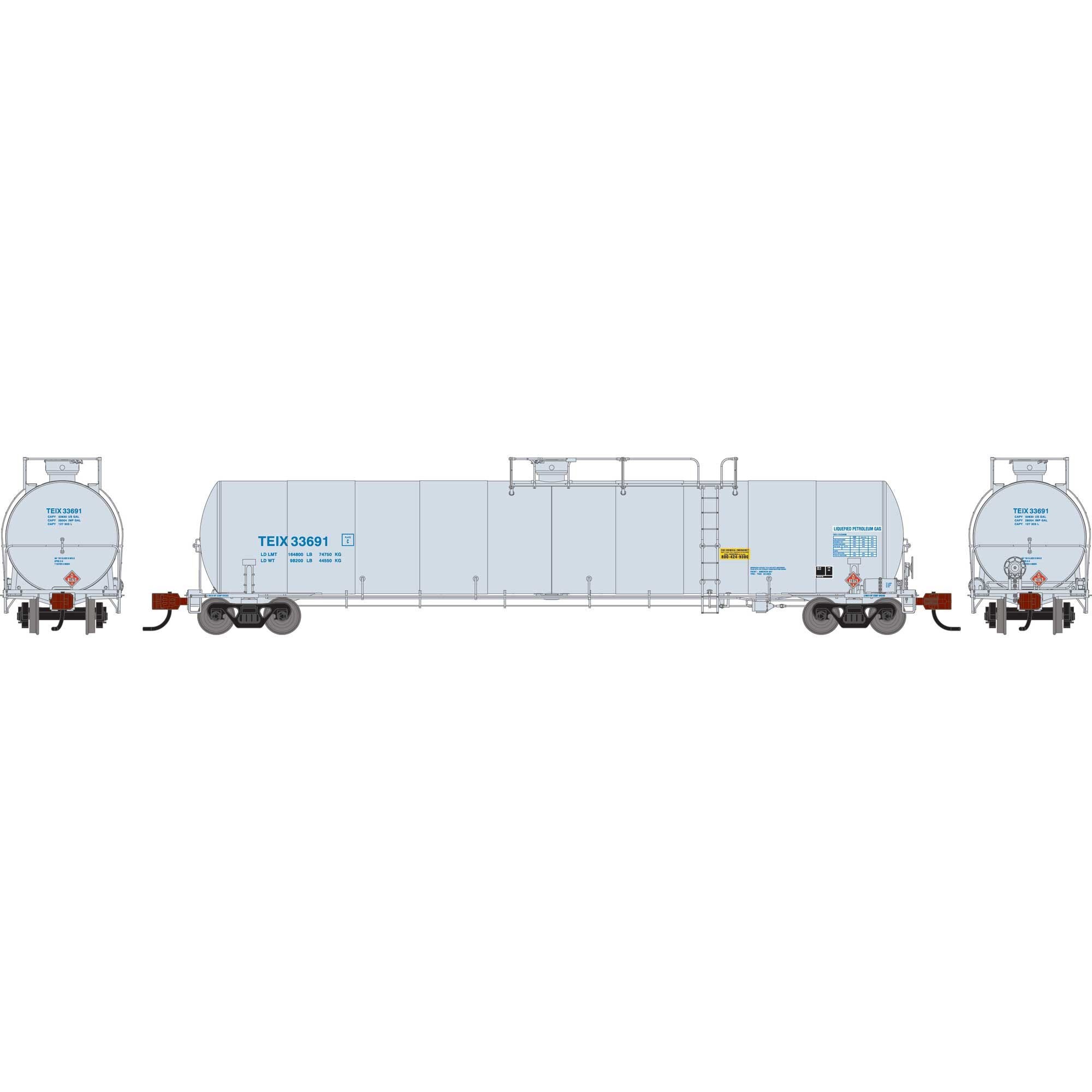 N UTC 33K LPG Tank Car Late (ATHG-1570)