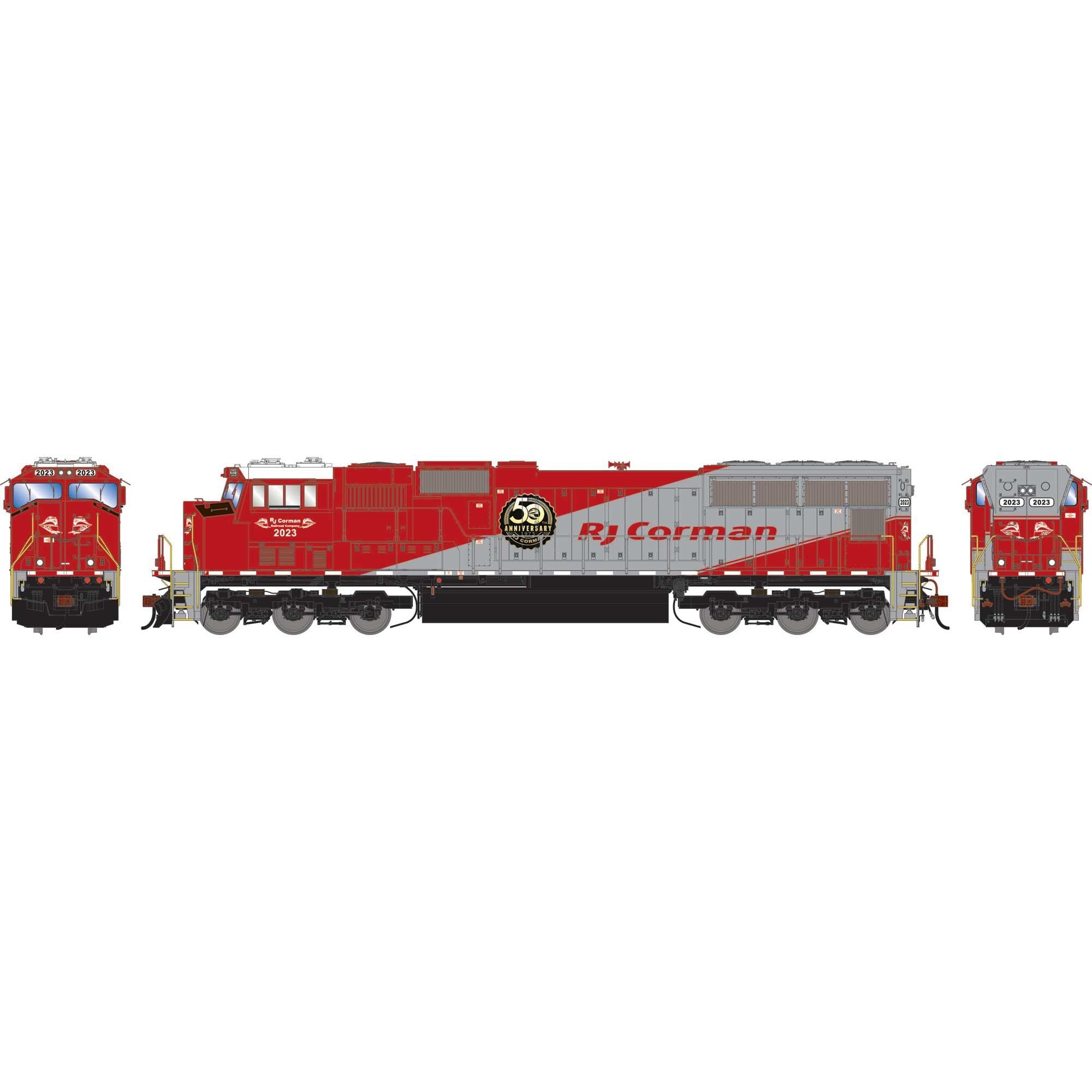 HO SD70M Locomotive RJCC 50th Anniversary #2023 (ATHG-1594)