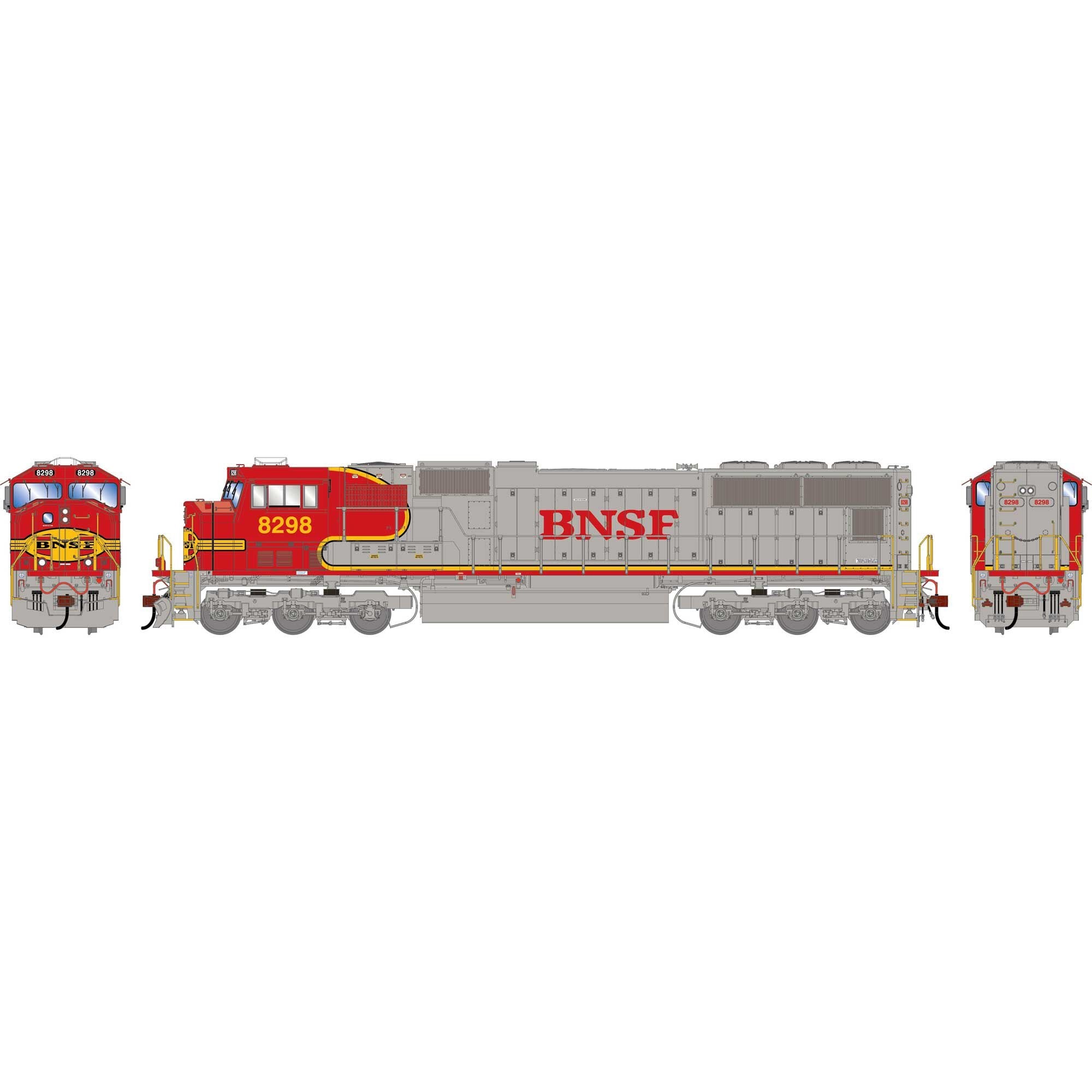 HO SD75I Locomotive with DCC & Sound, BNSF #8298 (ATHG-1627)