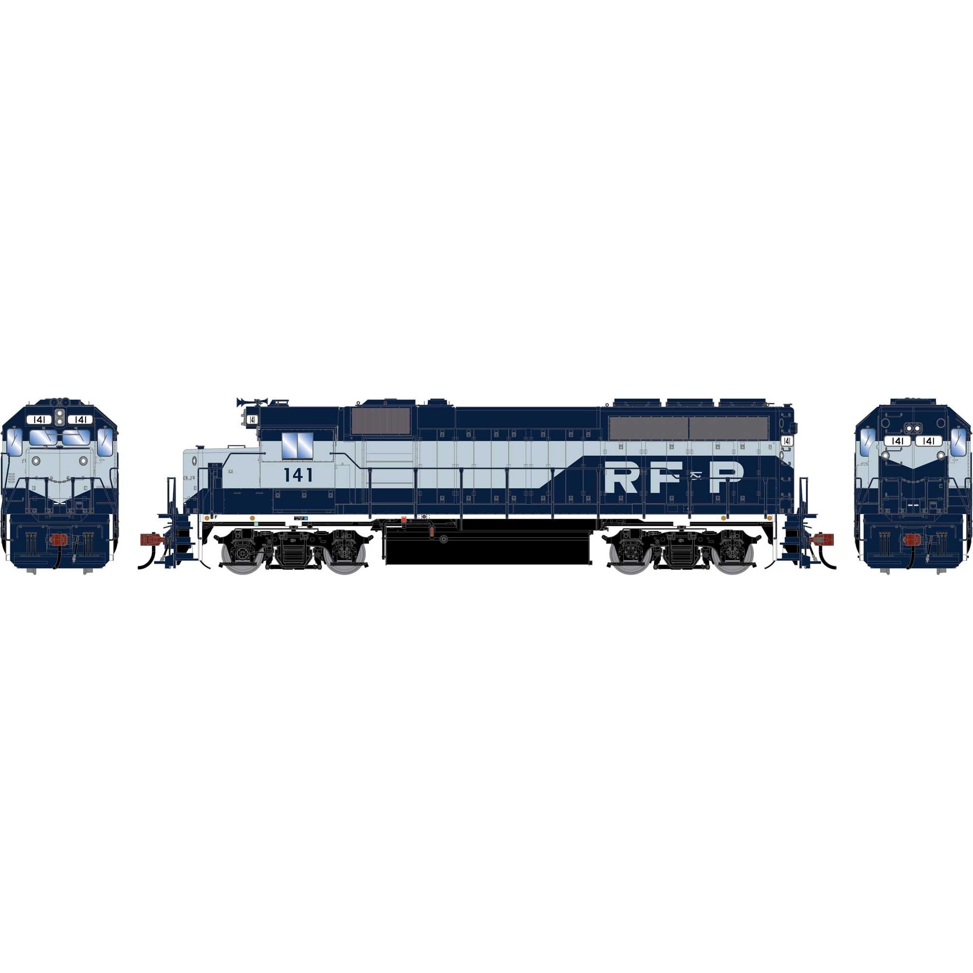 HO GP40-2 Locomotive with DCC & Sound, RFP #141 (ATHG-1766)