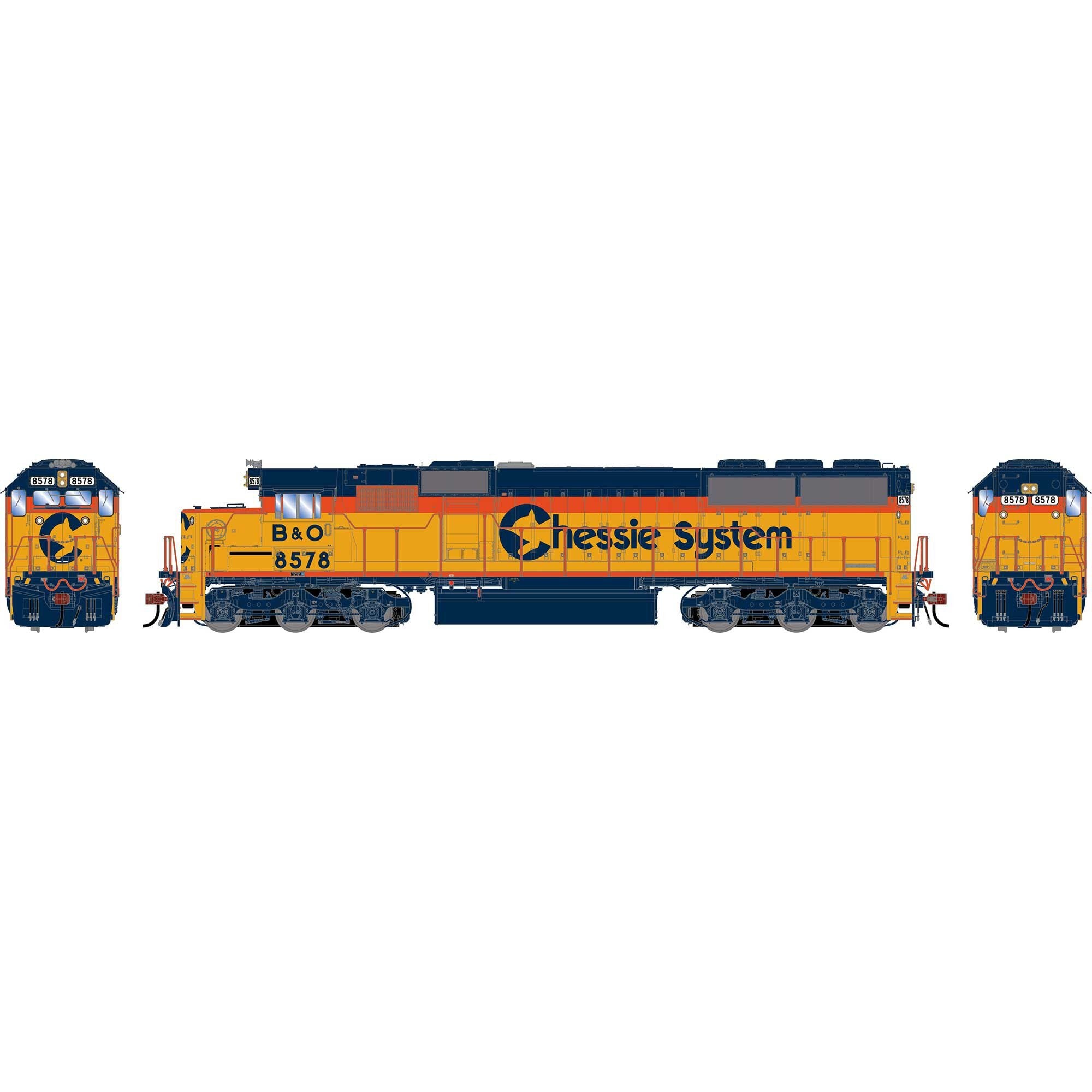 HO GEN SD50 Locomotive - Baltimore and Ohio #8578 (ATHG-1833)