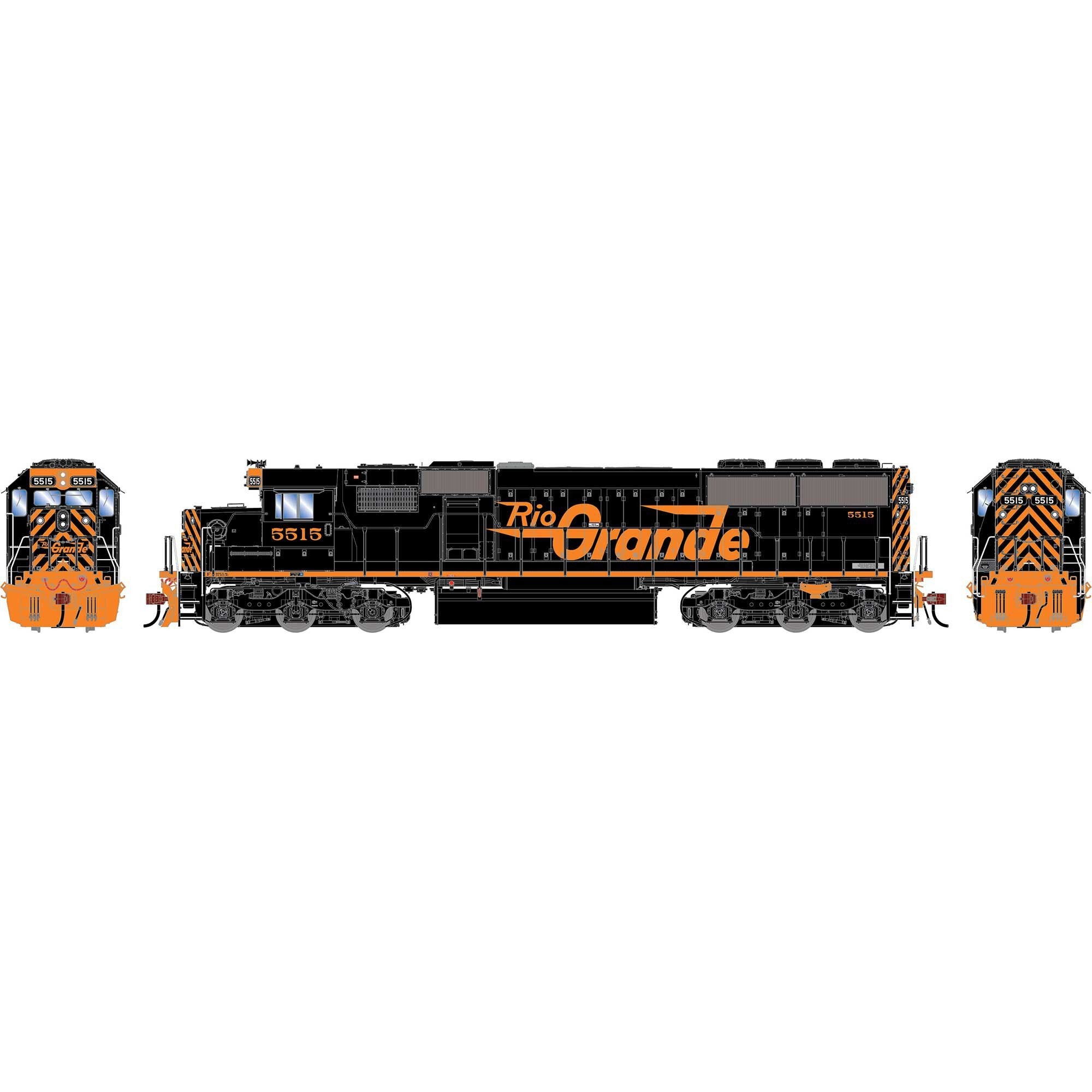 HO GEN SD50 Locomotive DRGW #5515 (ATHG-1838)