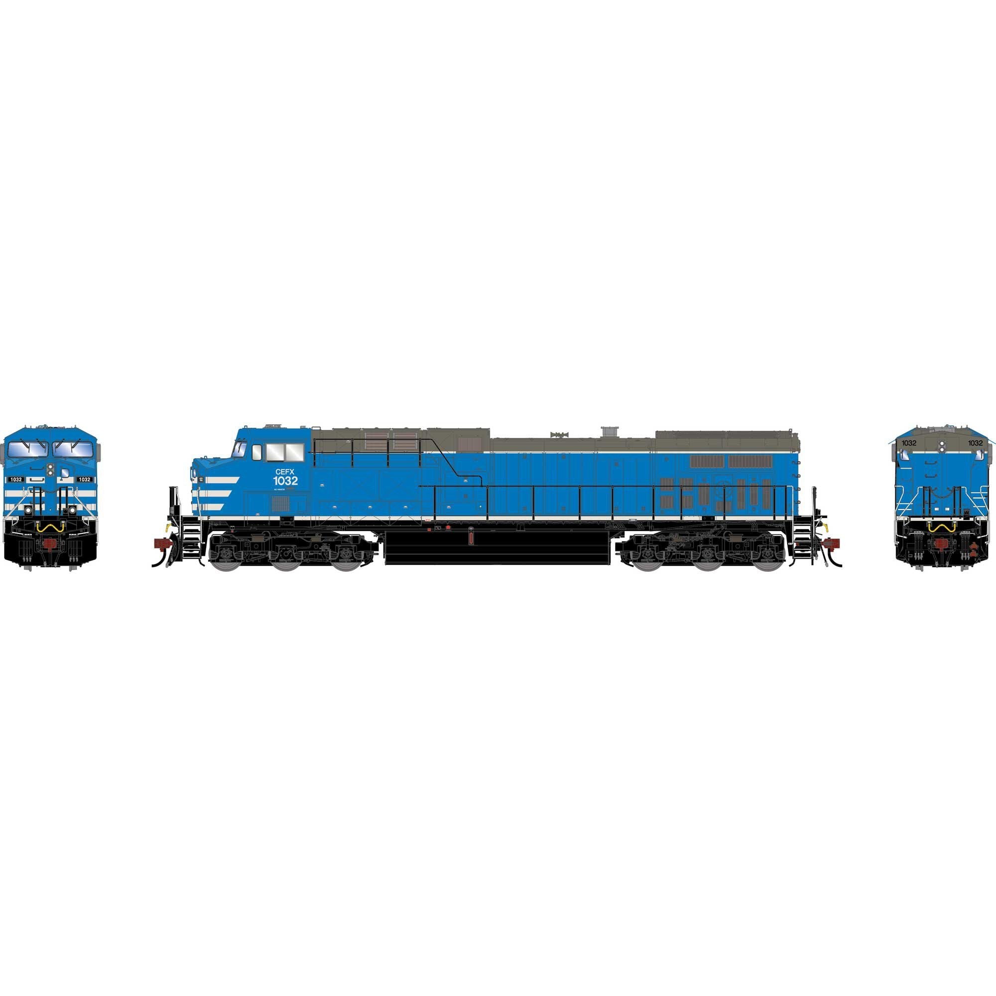 HO GEN AC4400CW Locomotive CEFX #1042 (ATHG-2052)
