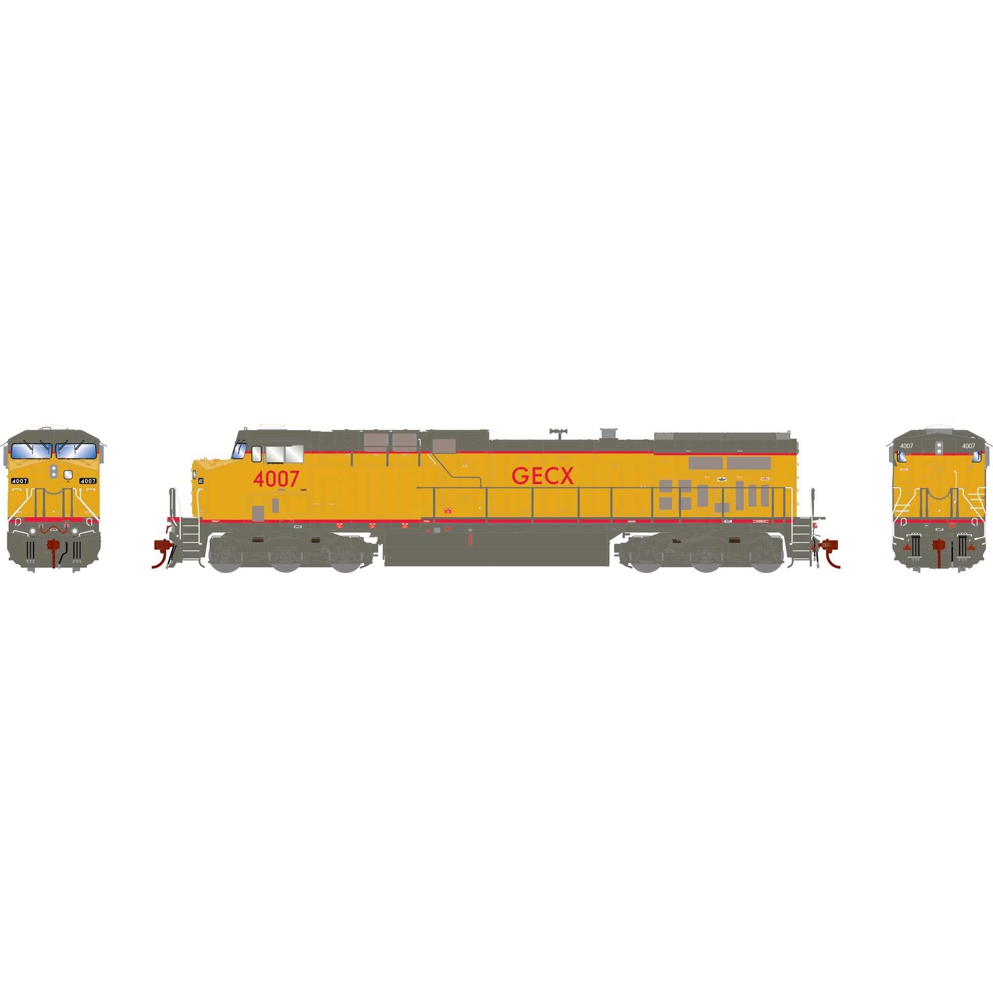 HO AC4400CW Locomotive GECX 4007 (ATHG-2055)