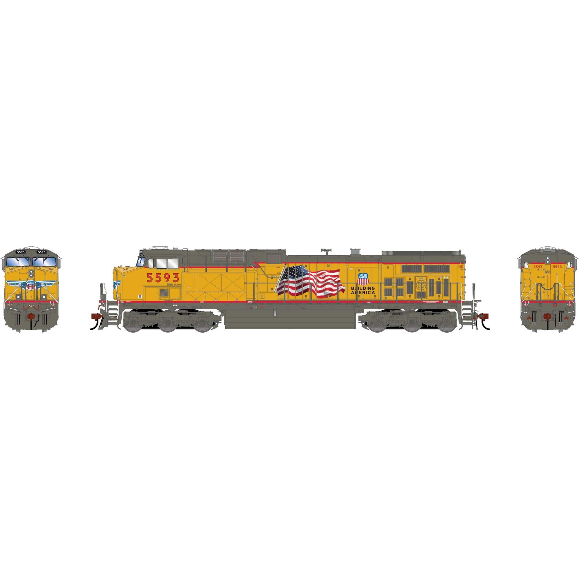 HO AC4400CW Locomotive with DCC and Sound, UP #5593 (ATHG-2060)