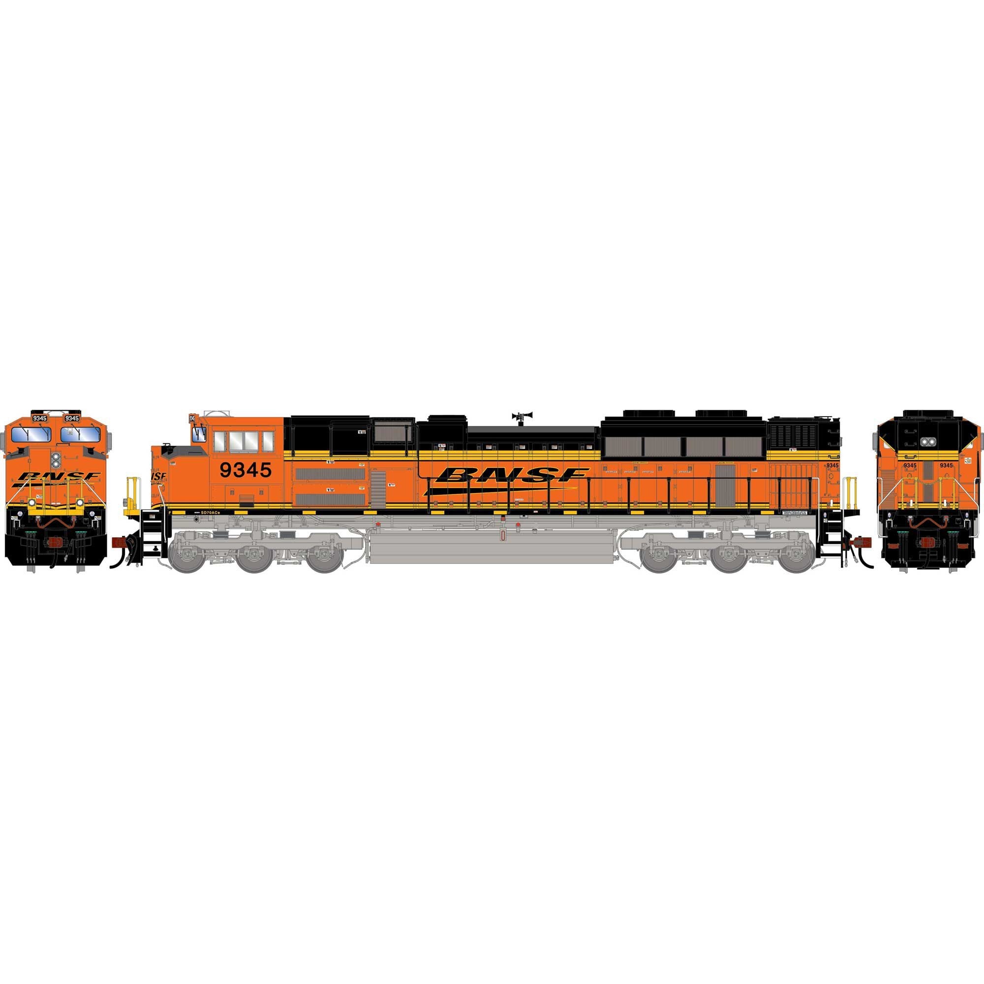 HO GEN SD70ACE Locomotive BNSF #9345 (ATHG-2082)