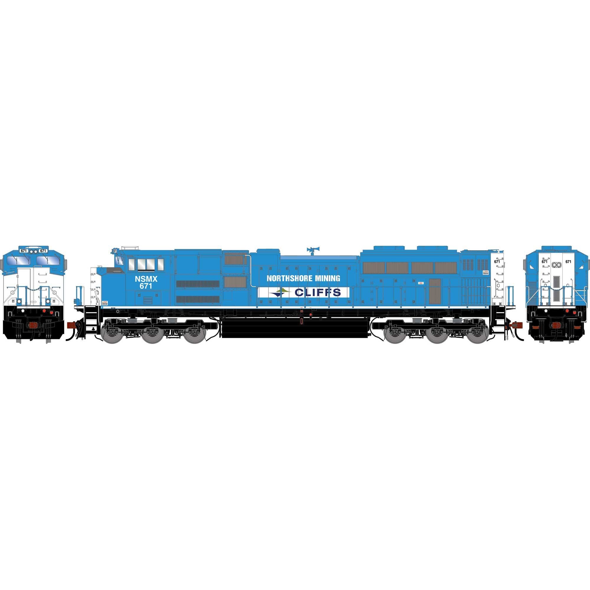 HO GEN SD70ACe Locomotive NSMX #671 (ATHG-2092)