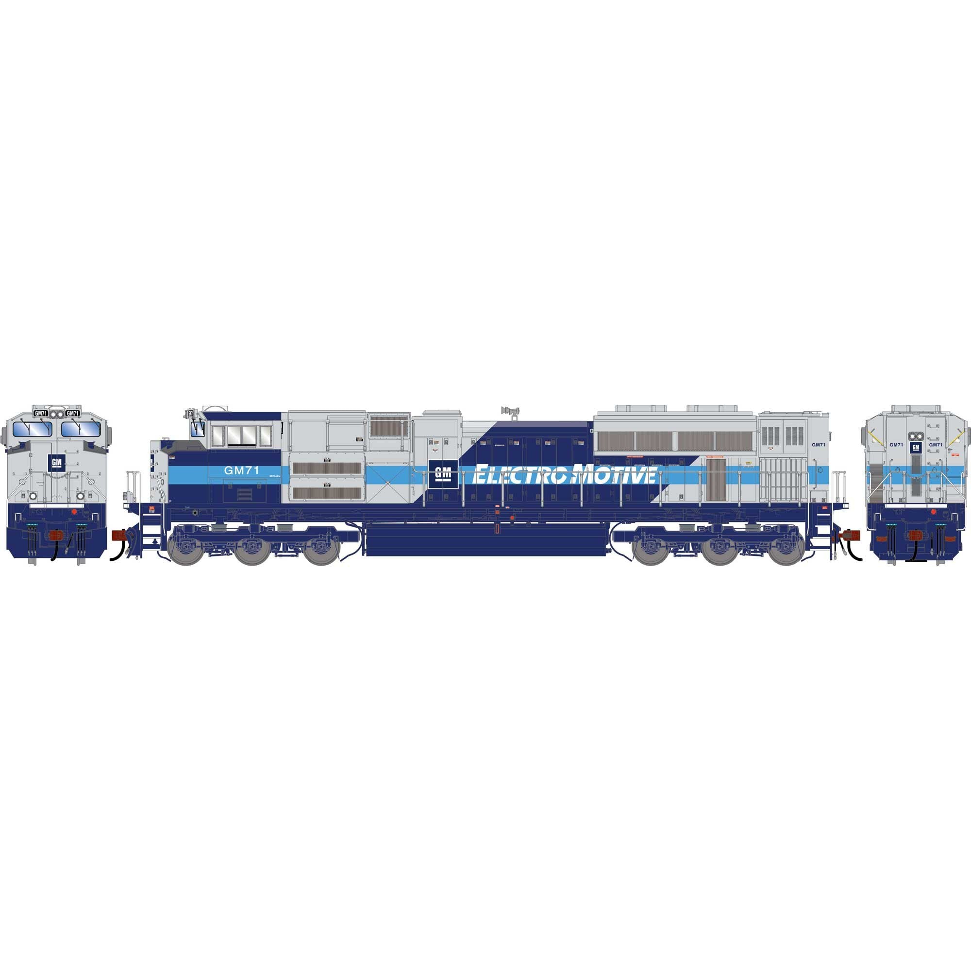 HO GEN SD70ACE Locomotive w/DCC & Sound, EMDX Demonstrator #GM71 (ATHG-2098)