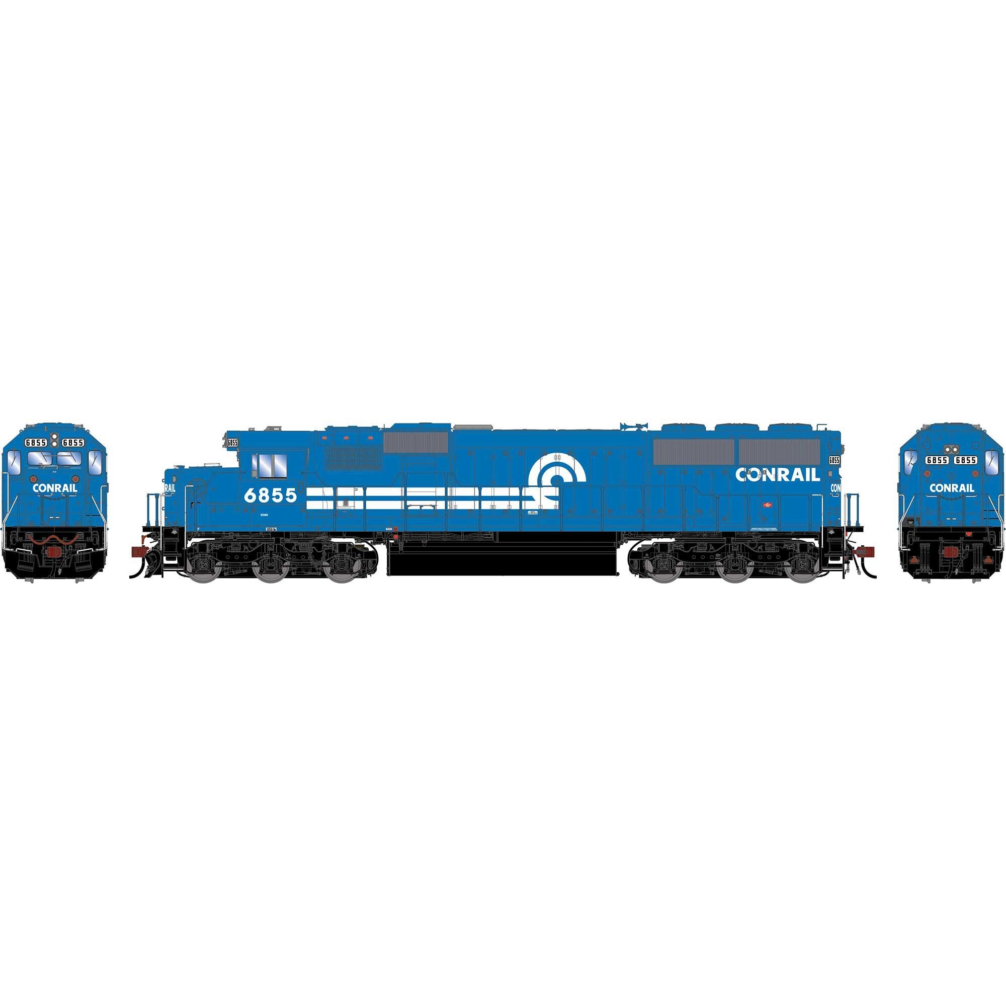 HO GEN SD60 Locomotive w/DCC & Sound, CR #6855 (ATHG-2173)