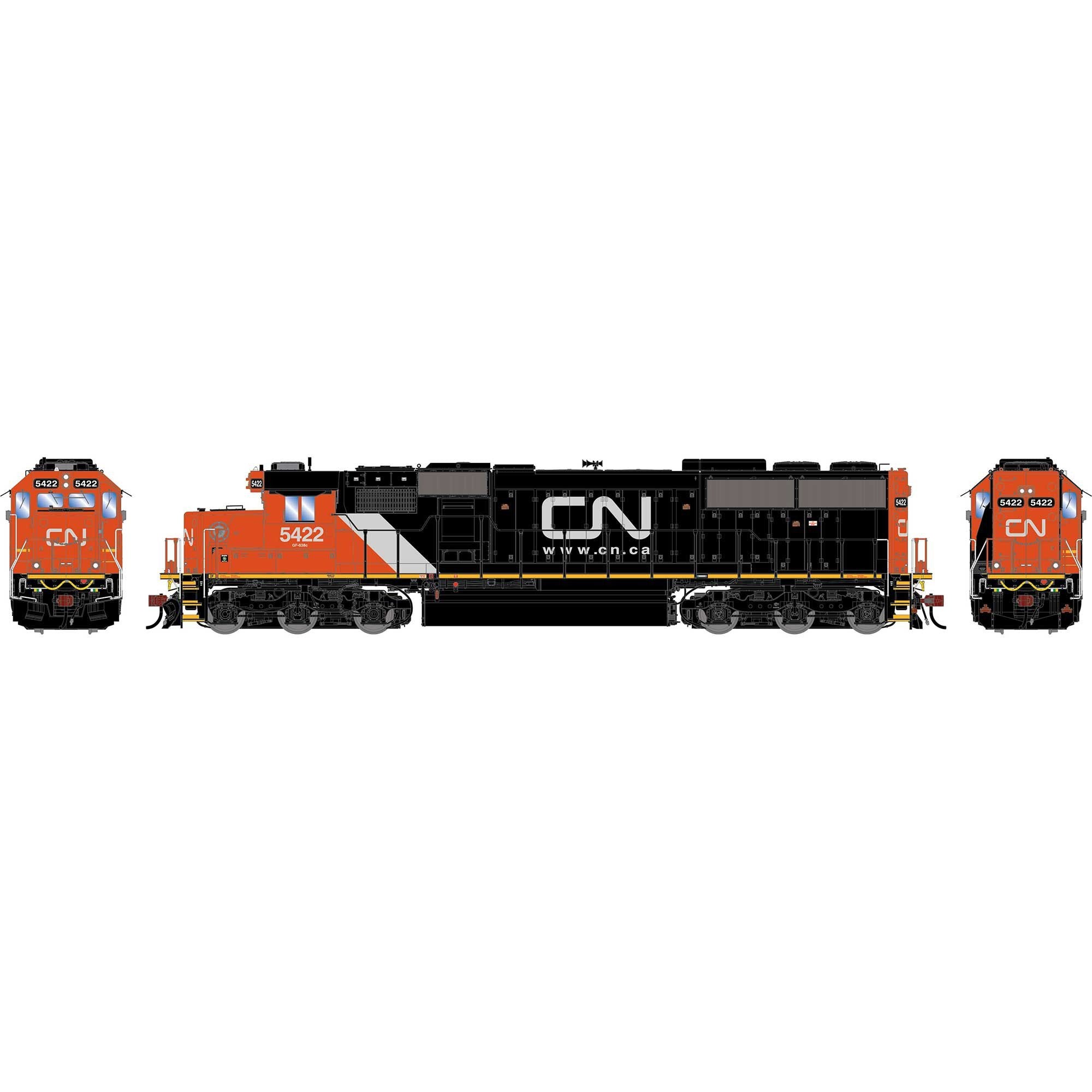 HO GEN SD60 Locomotive with DCC & Sound CN #5422 (ATHG-2178)